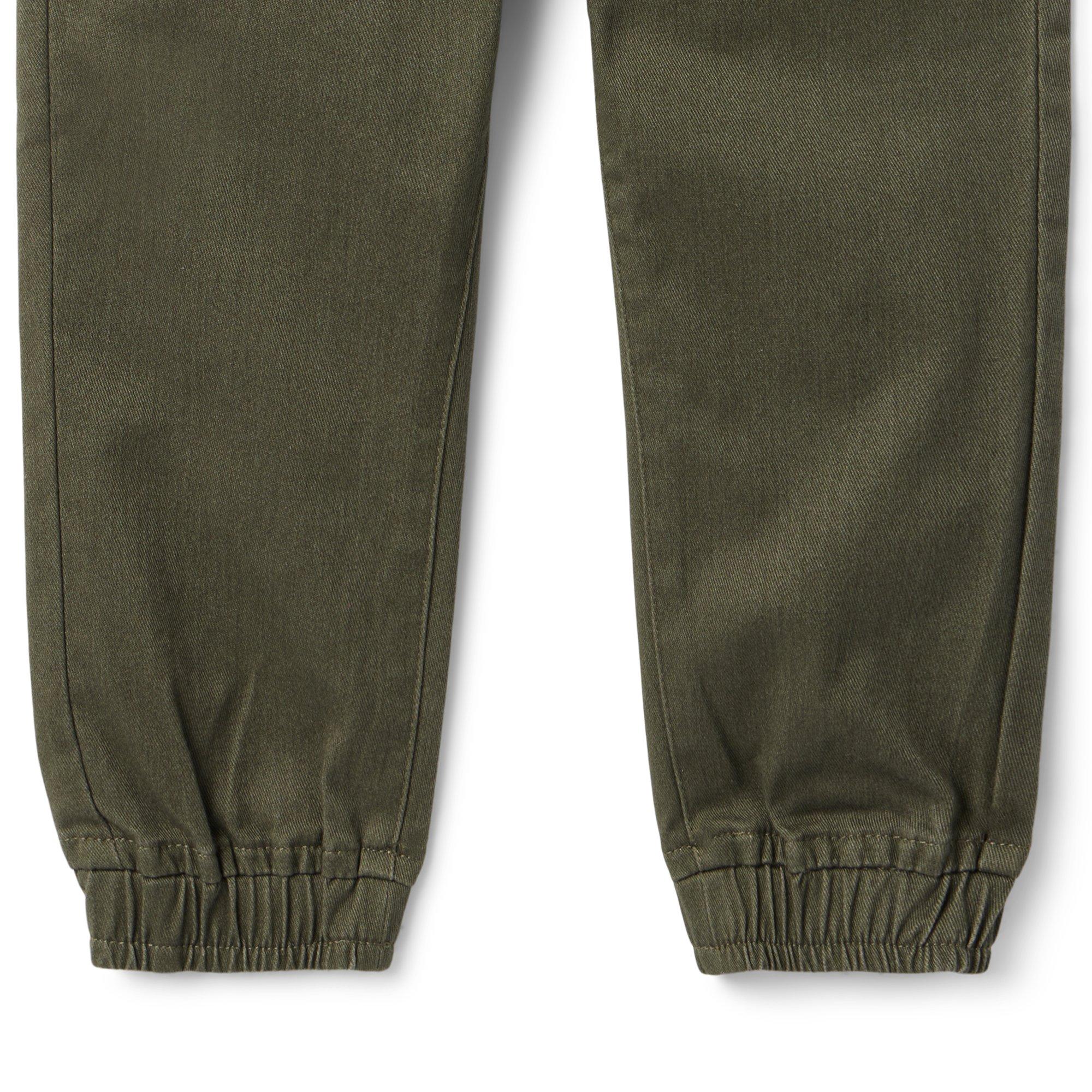 The Button Twill Jogger image number 1