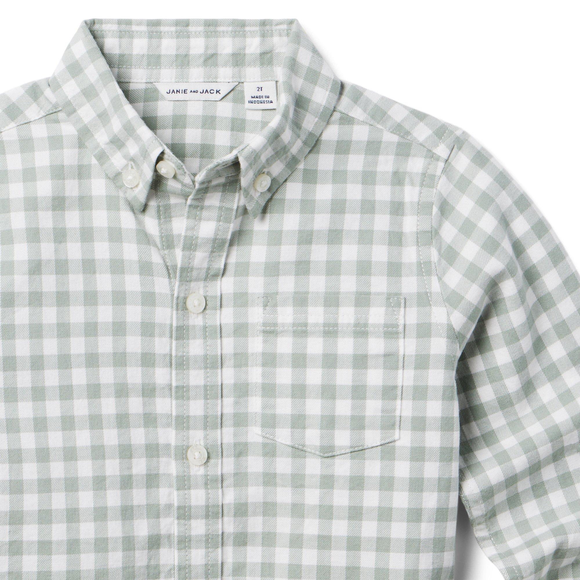 Gingham Flannel Shirt  image number 1