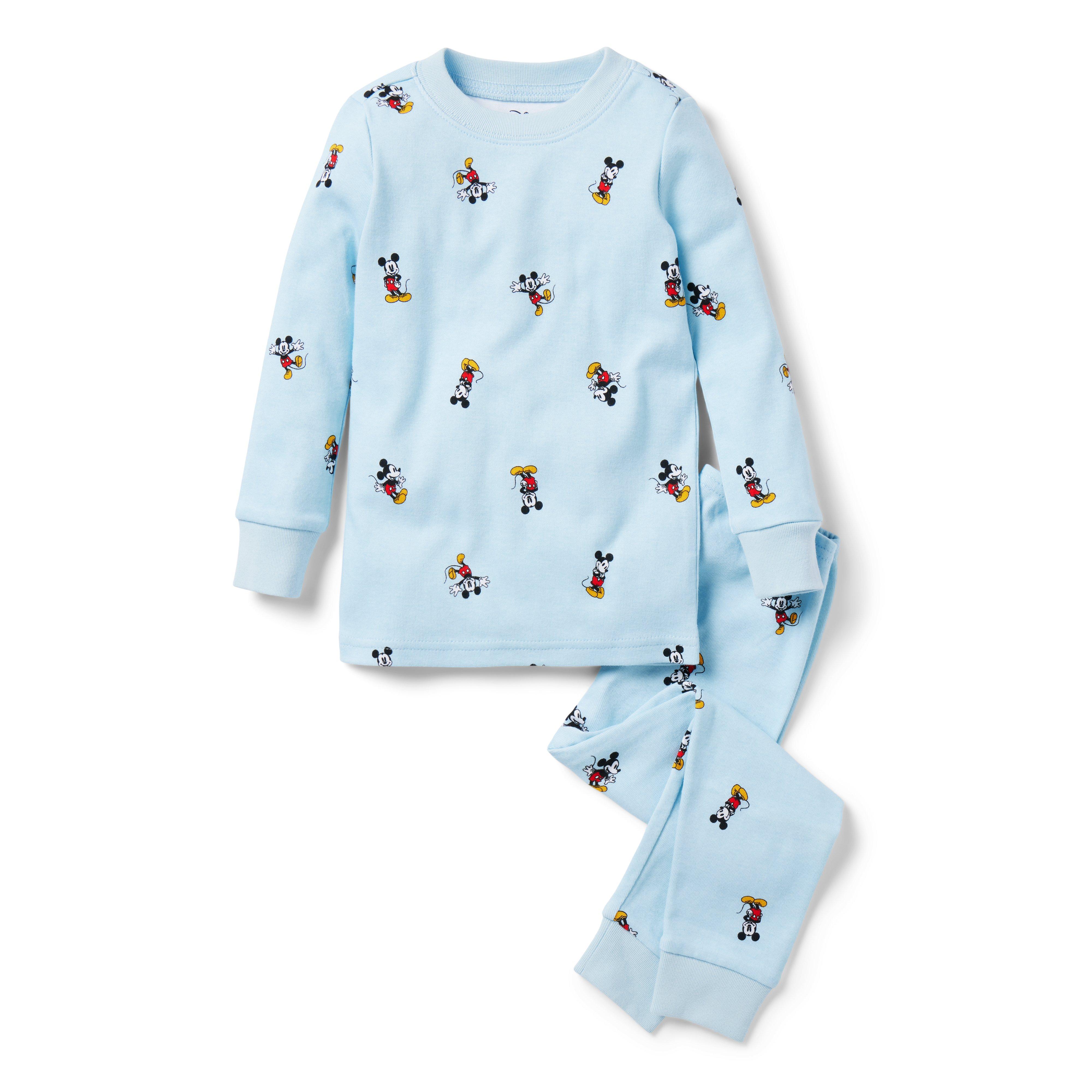 Boy Sky Blue Mickey Mouse Good Night Pajamas In Mickey Mouse by