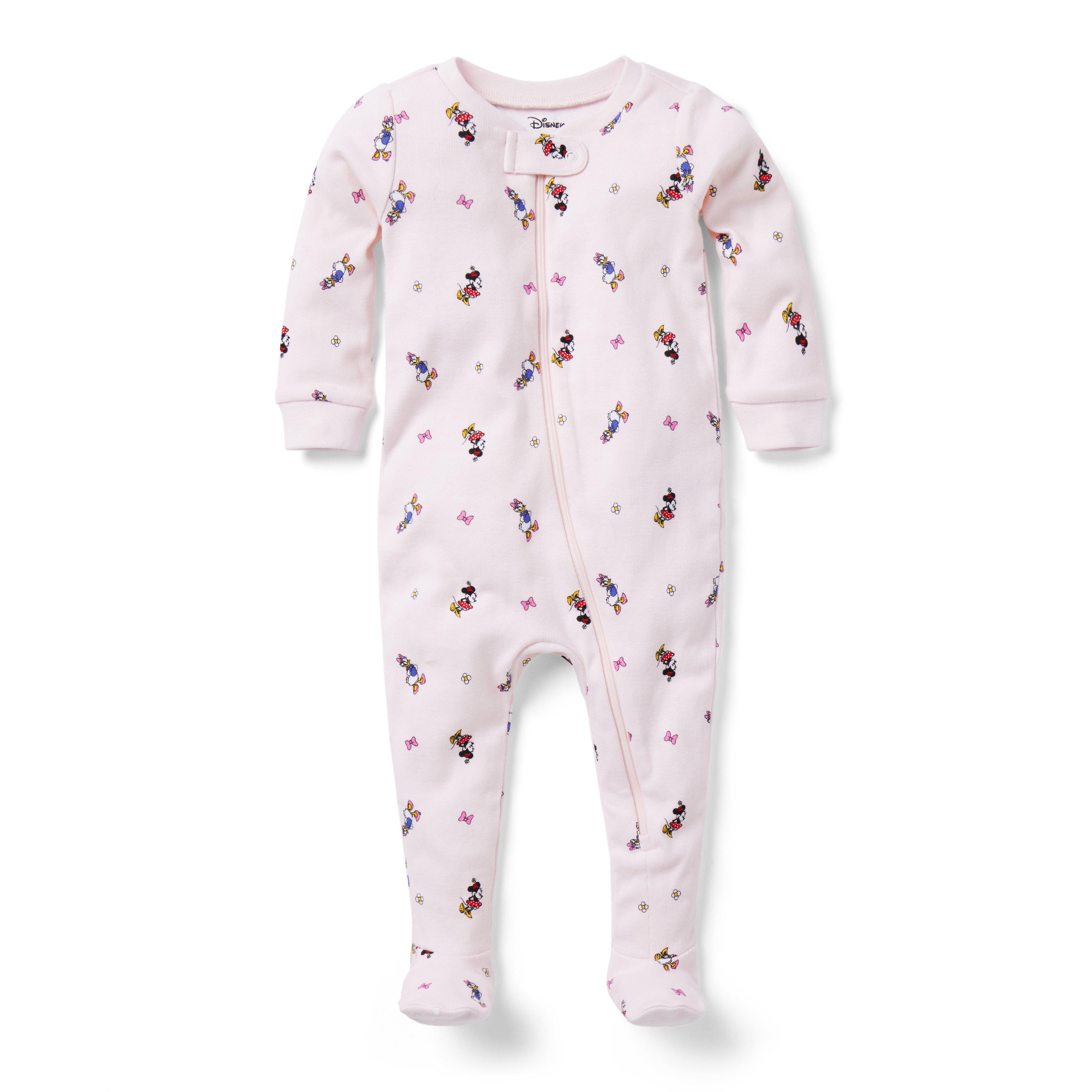 Baby Good Night Footed Pajamas In Disney Minnie Mouse