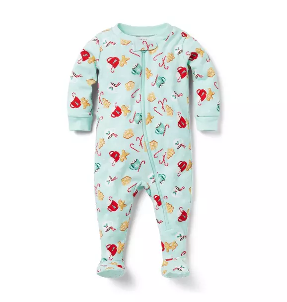 Baby Good Night Footed Pajamas In Sweet Holiday Dreams image number 0