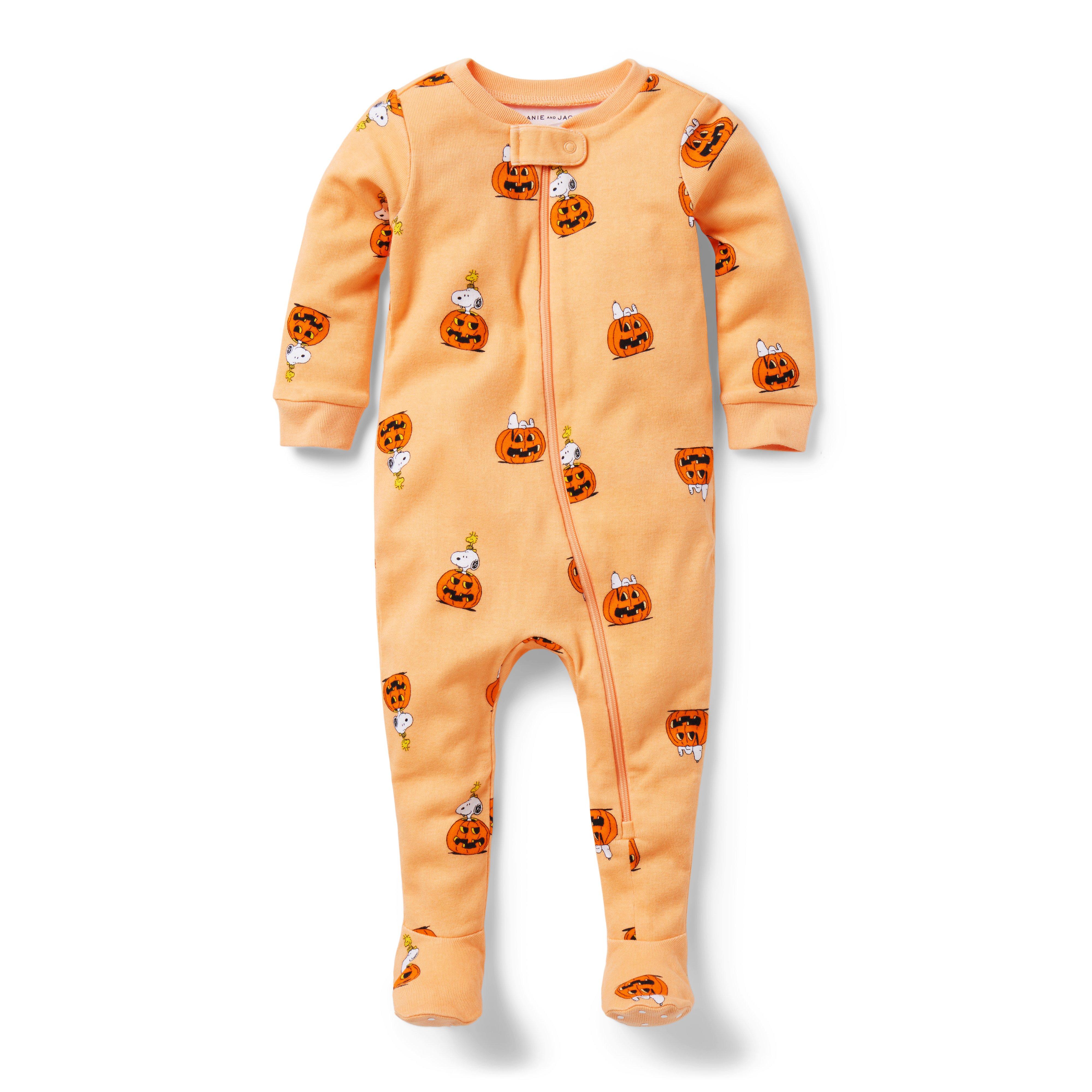 Pumpkin store footed pajamas