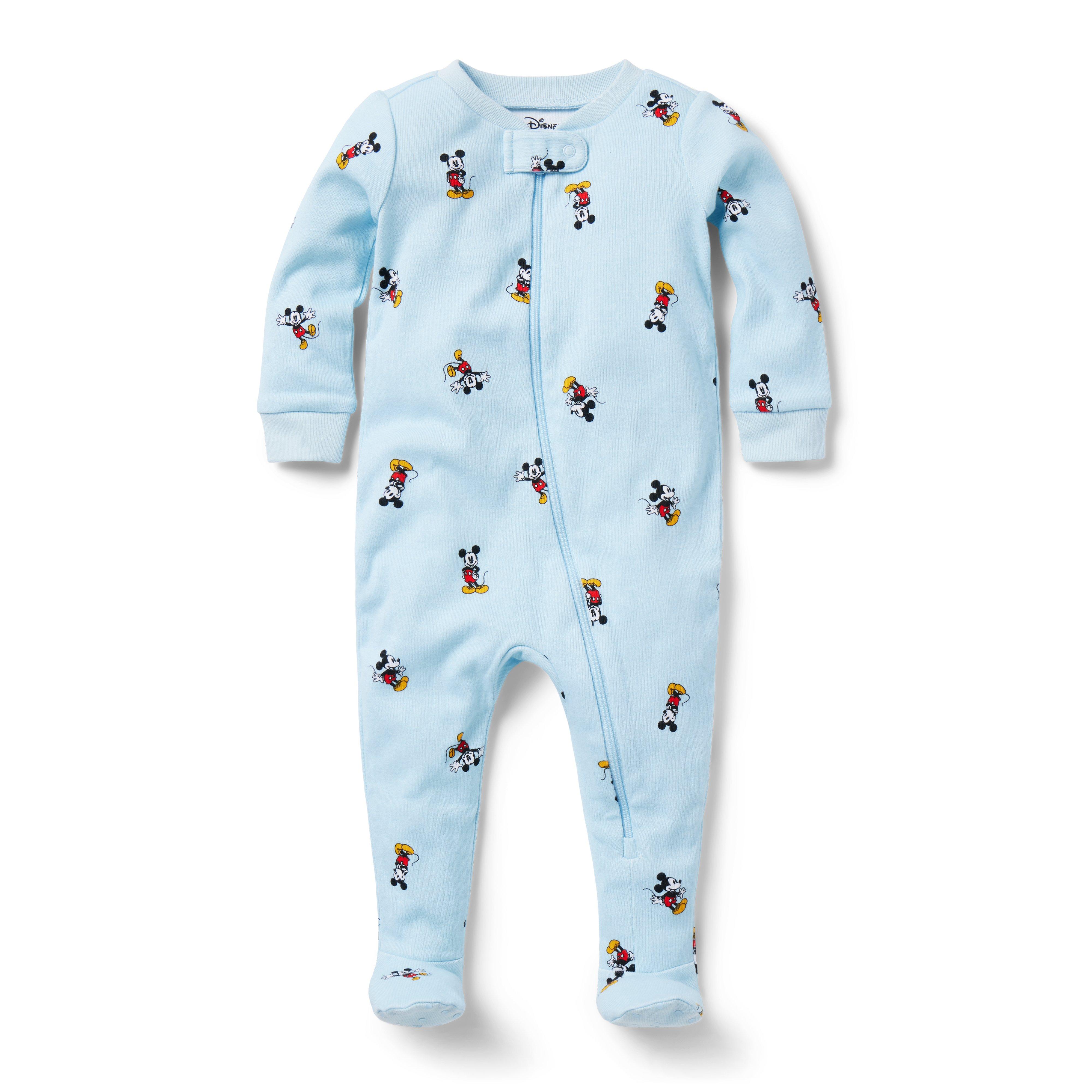 Baby Good Night Footed Pajamas In Disney Mickey Mouse