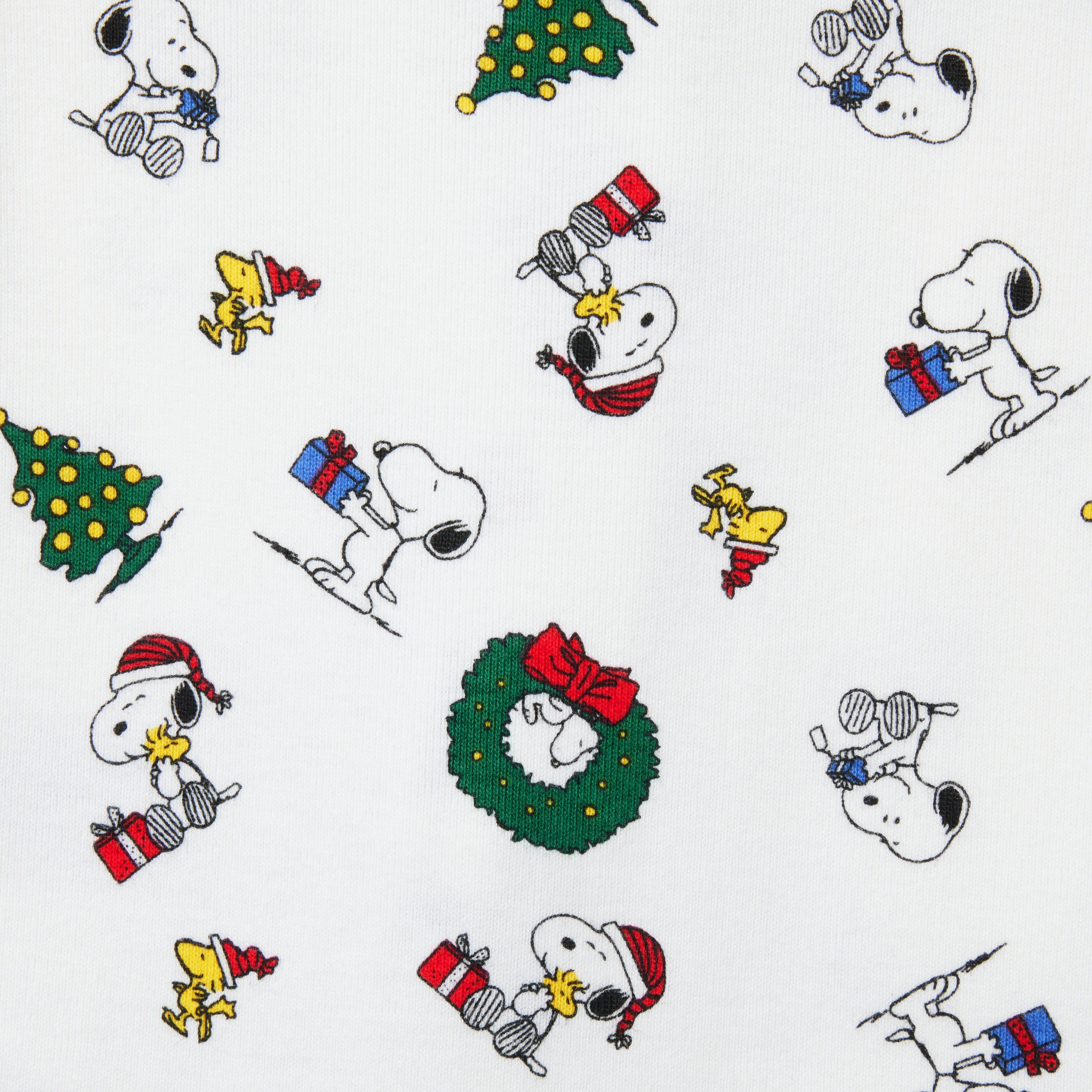 Baby Good Night Footed Pajamas In PEANUTS Snoopy Holiday image number 1