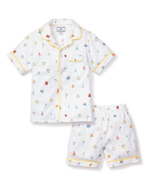 Petite Plume Birthday Wishes Pajama Short Set
