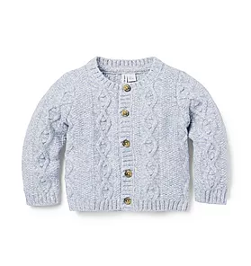 The Cozy Cable Knit Baby Cardigan