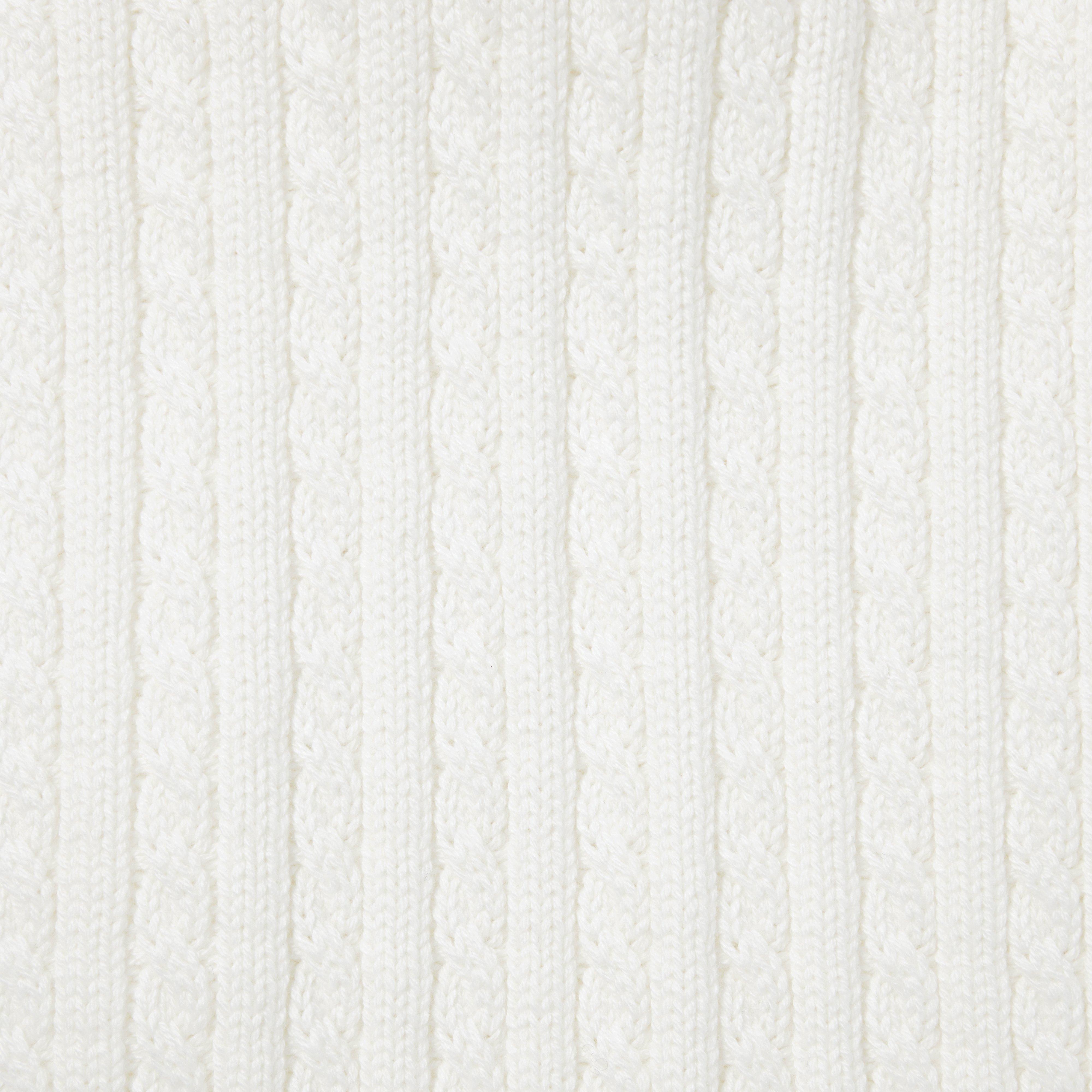 The Cable Knit Bear Ear Baby One Piece image number 2