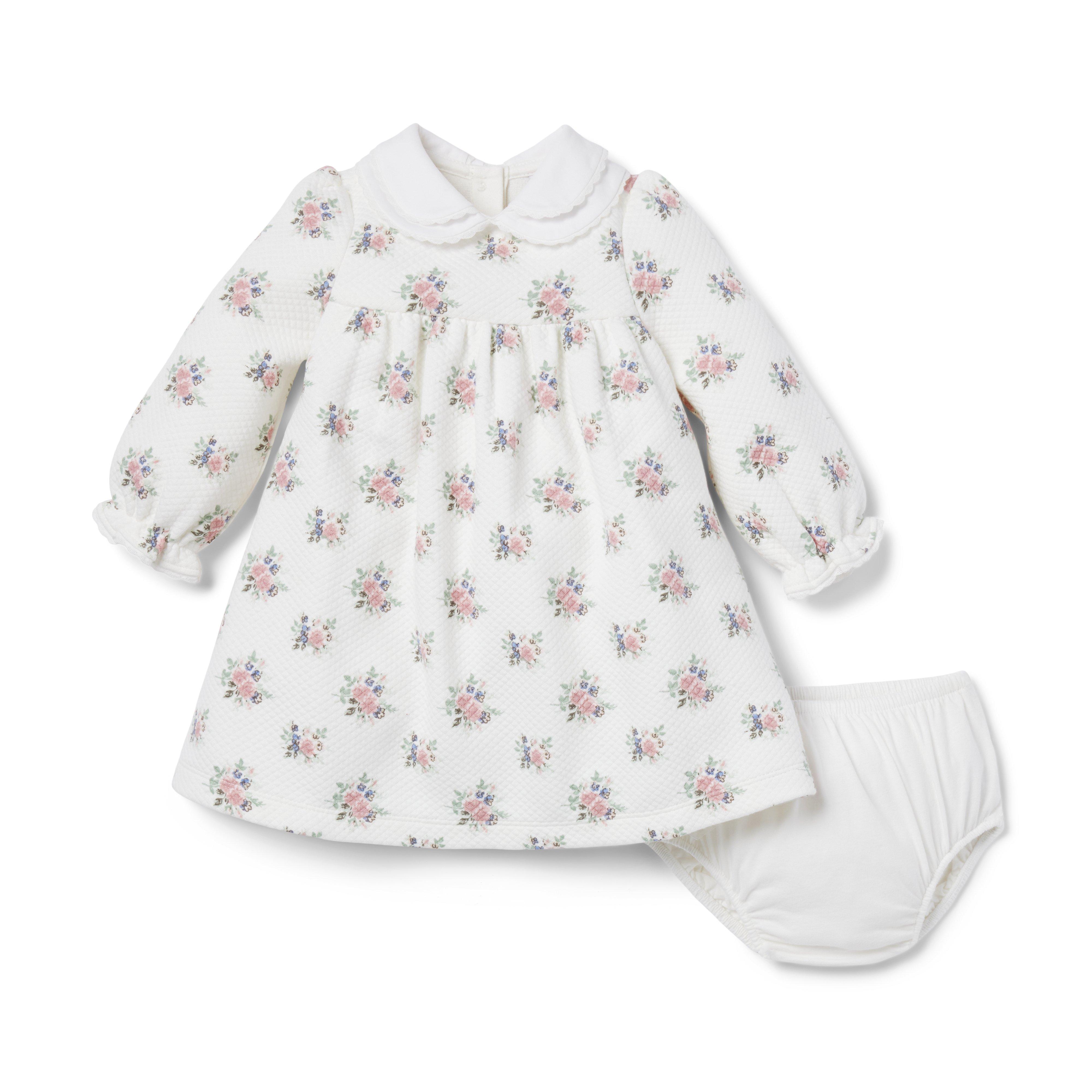 Baby Floral Quilted Dress image number 3