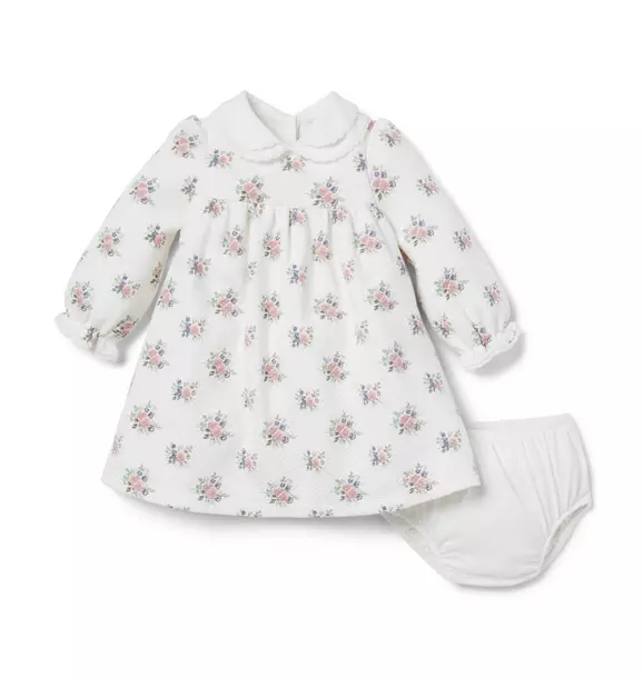 Baby Floral Quilted Dress image number 3