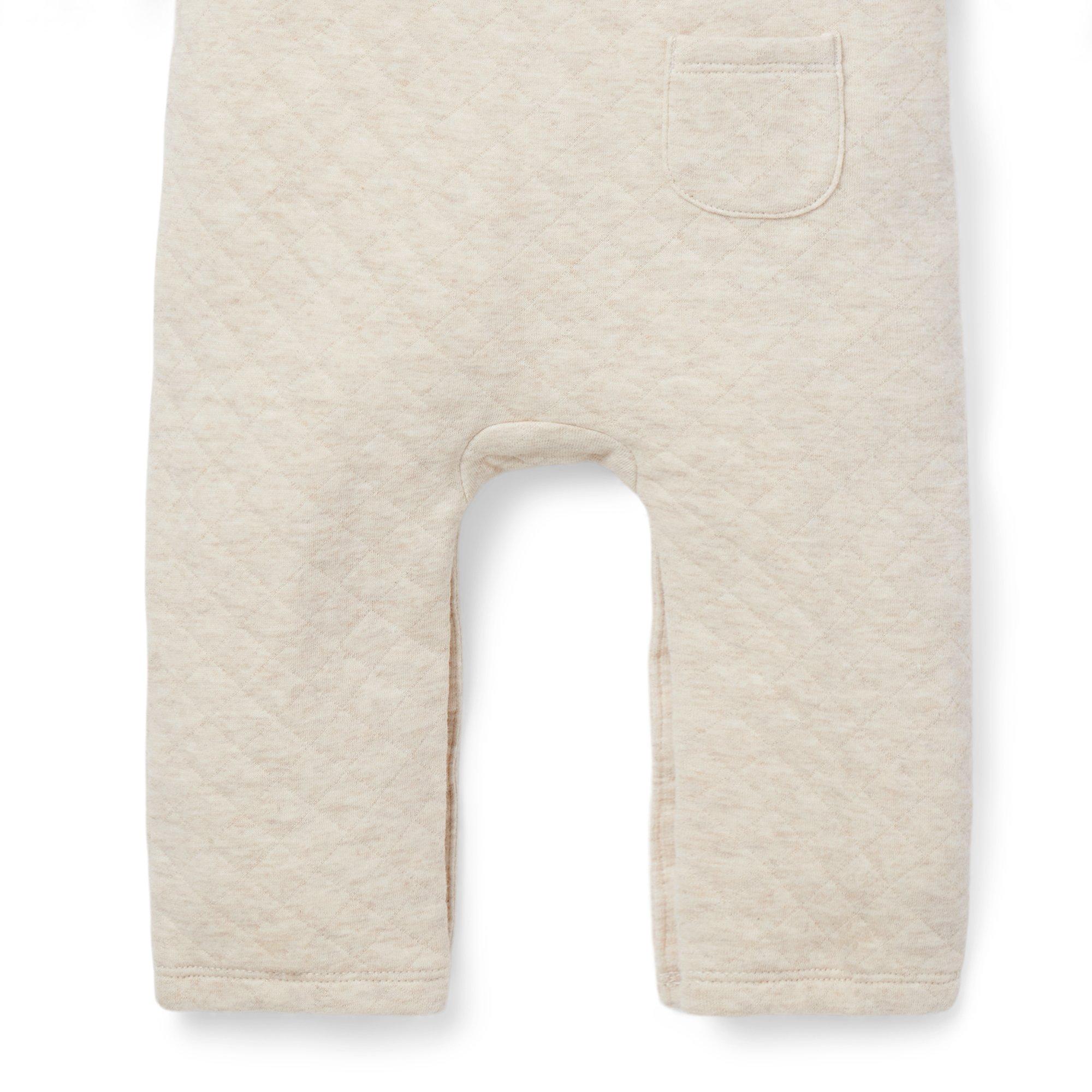 Baby Quilted Shawl Collar One-Piece image number 4