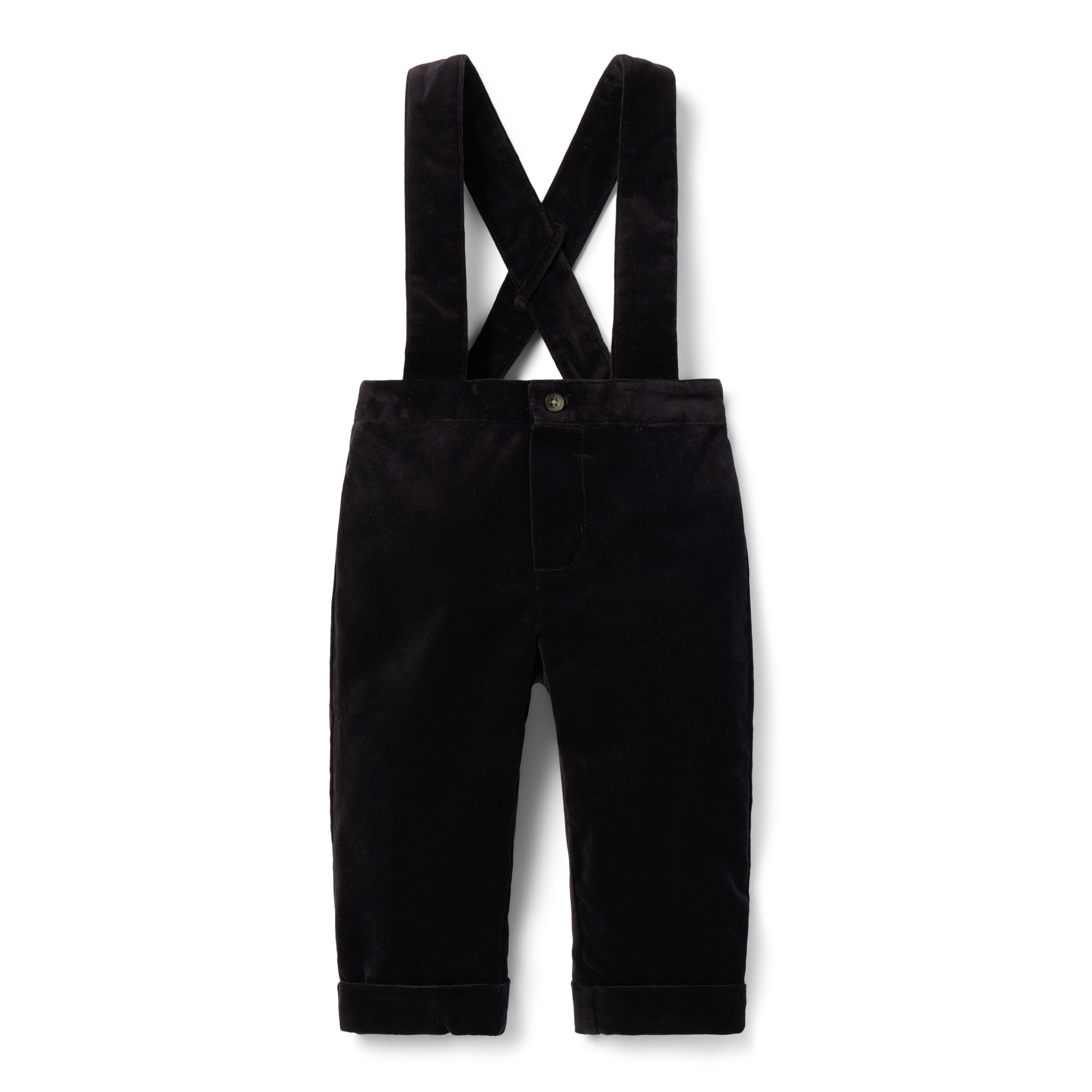 Baby Velvet Suspender Pant image number 0