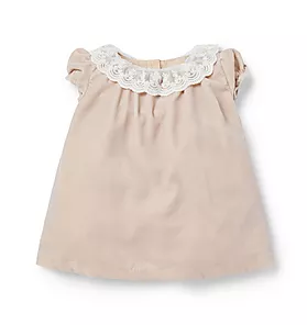 The Festive Velvet Baby Dress