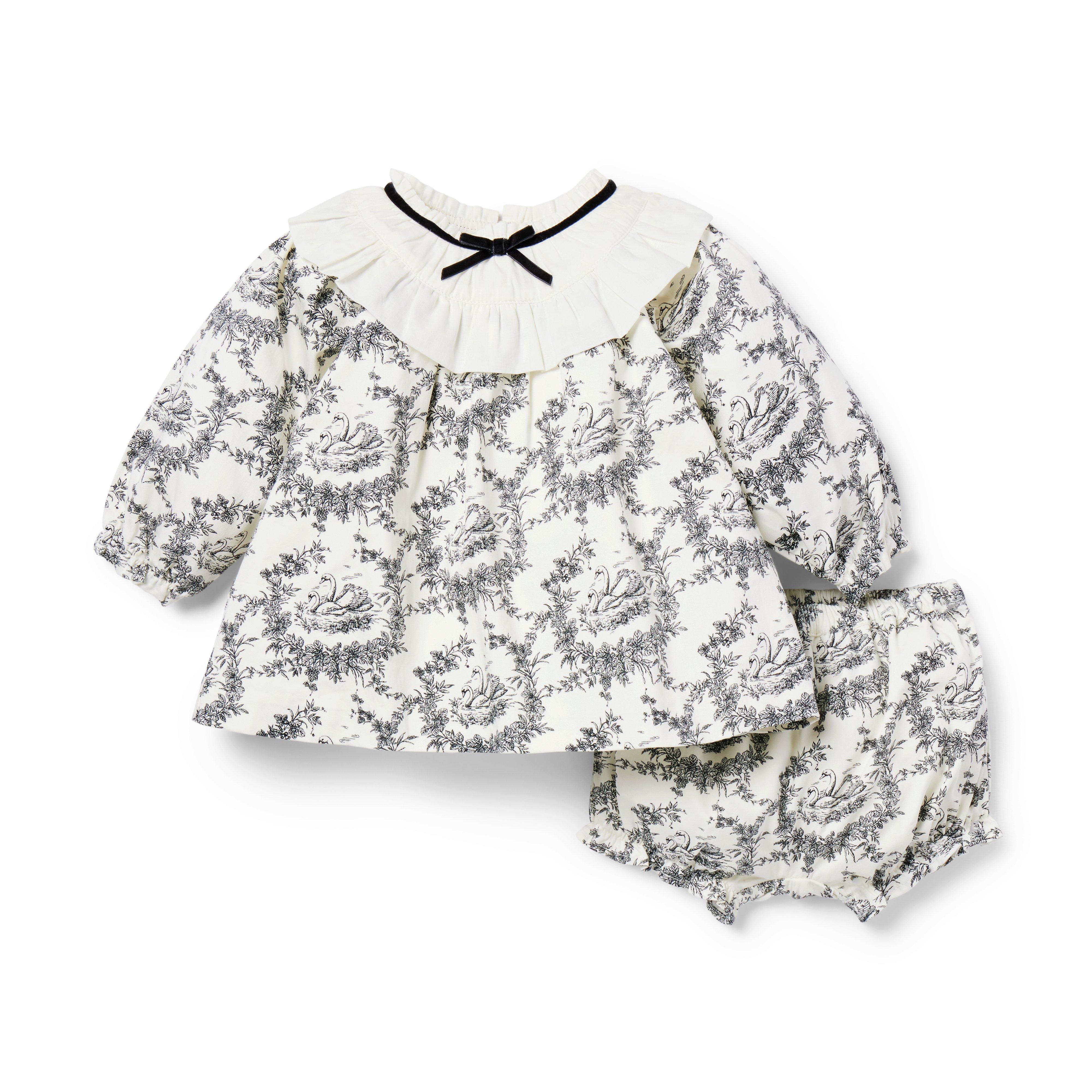 Baby Swan Toile Matching Set image number 0