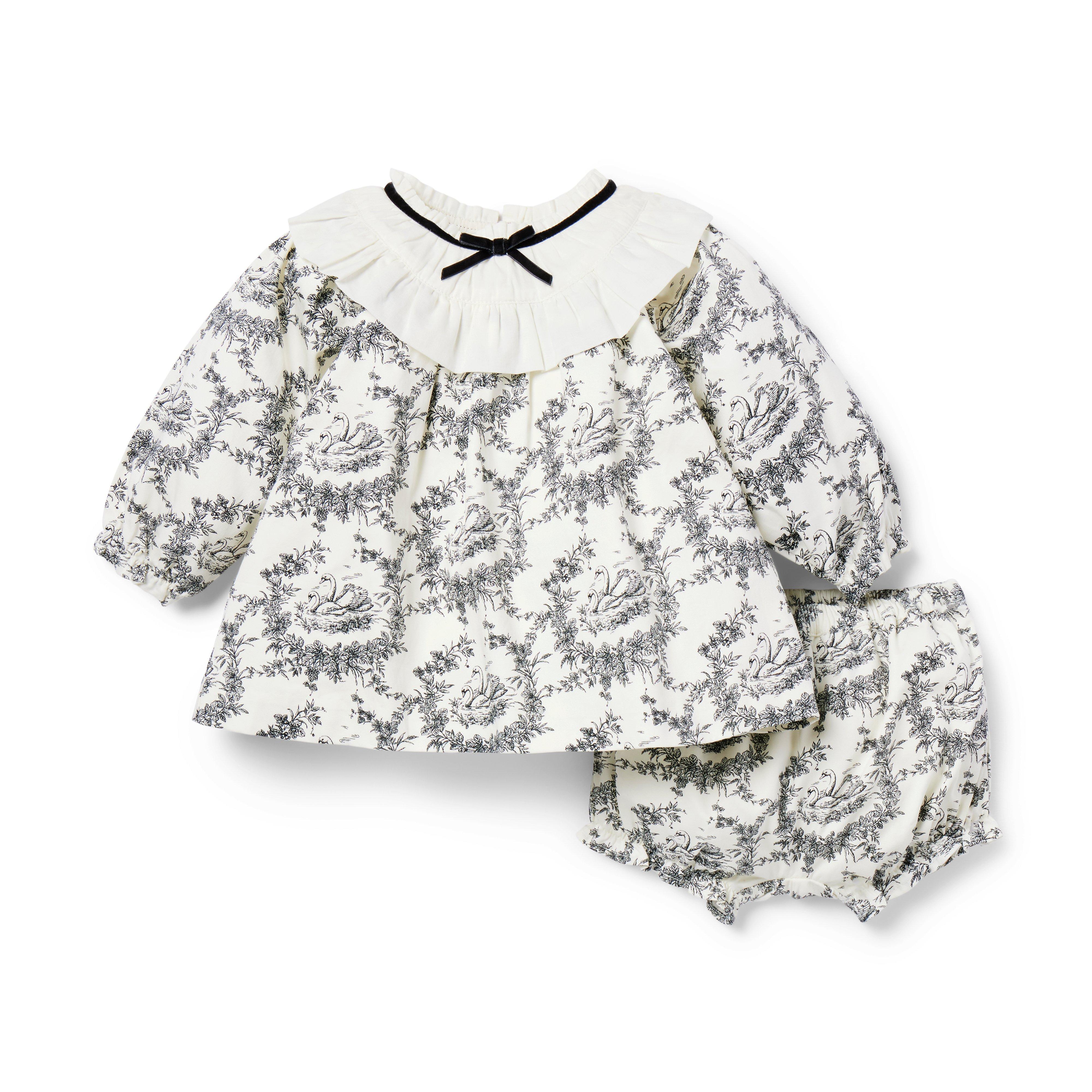 Baby Swan Toile Matching Set