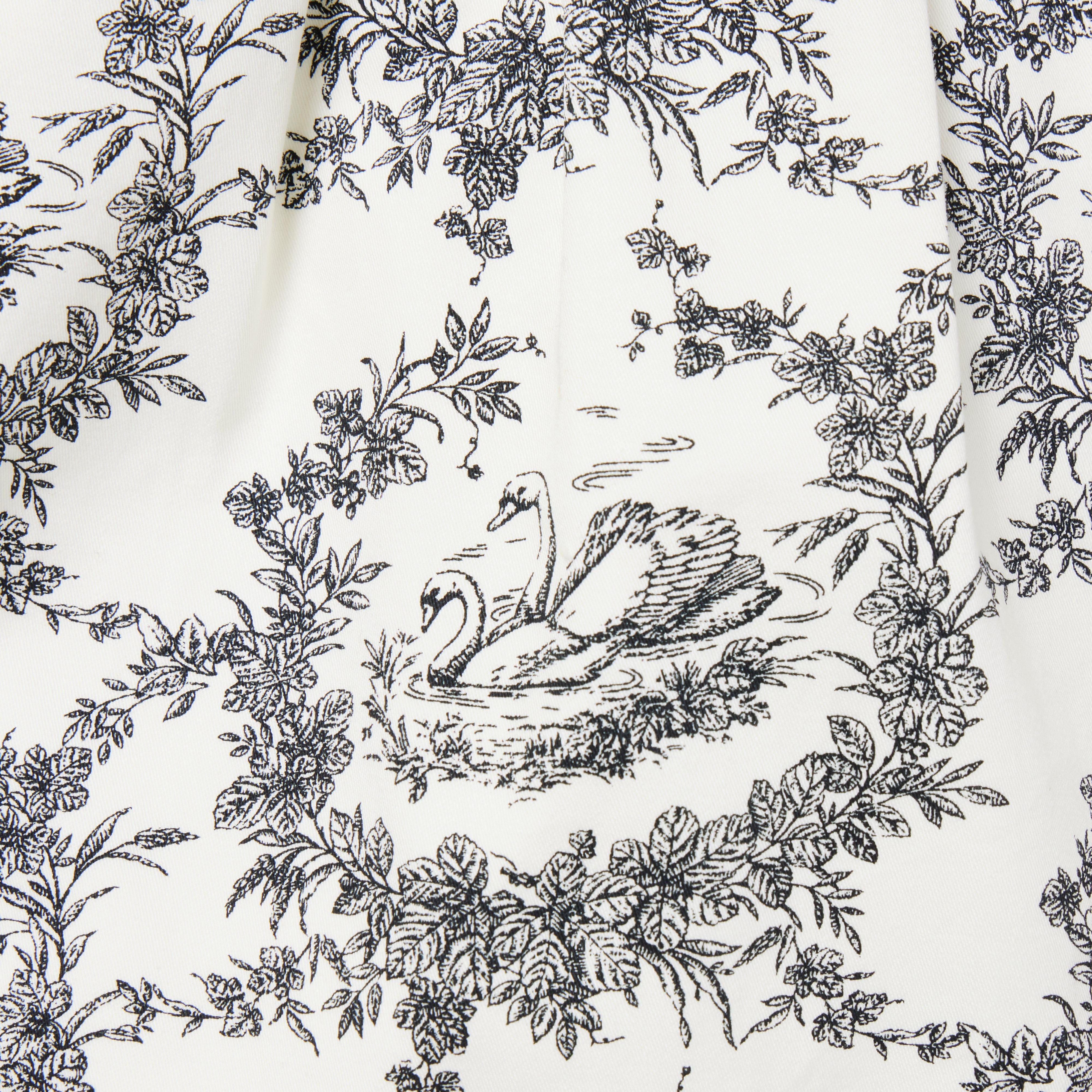 Baby Swan Toile Matching Set image number 2