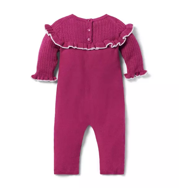 Baby Pointelle Ruffle One-Piece image number 1