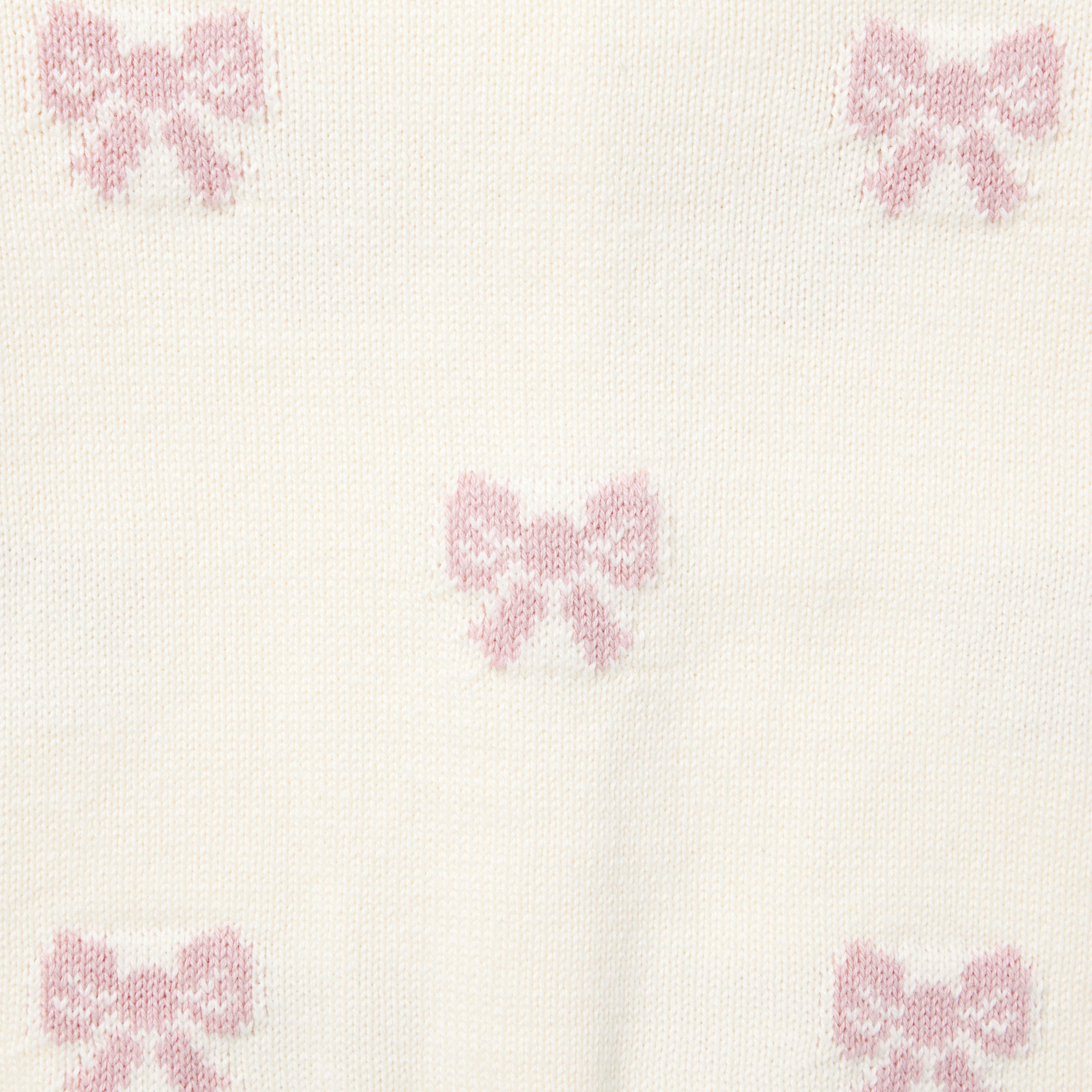 Baby Bow Collared Cardigan image number 2