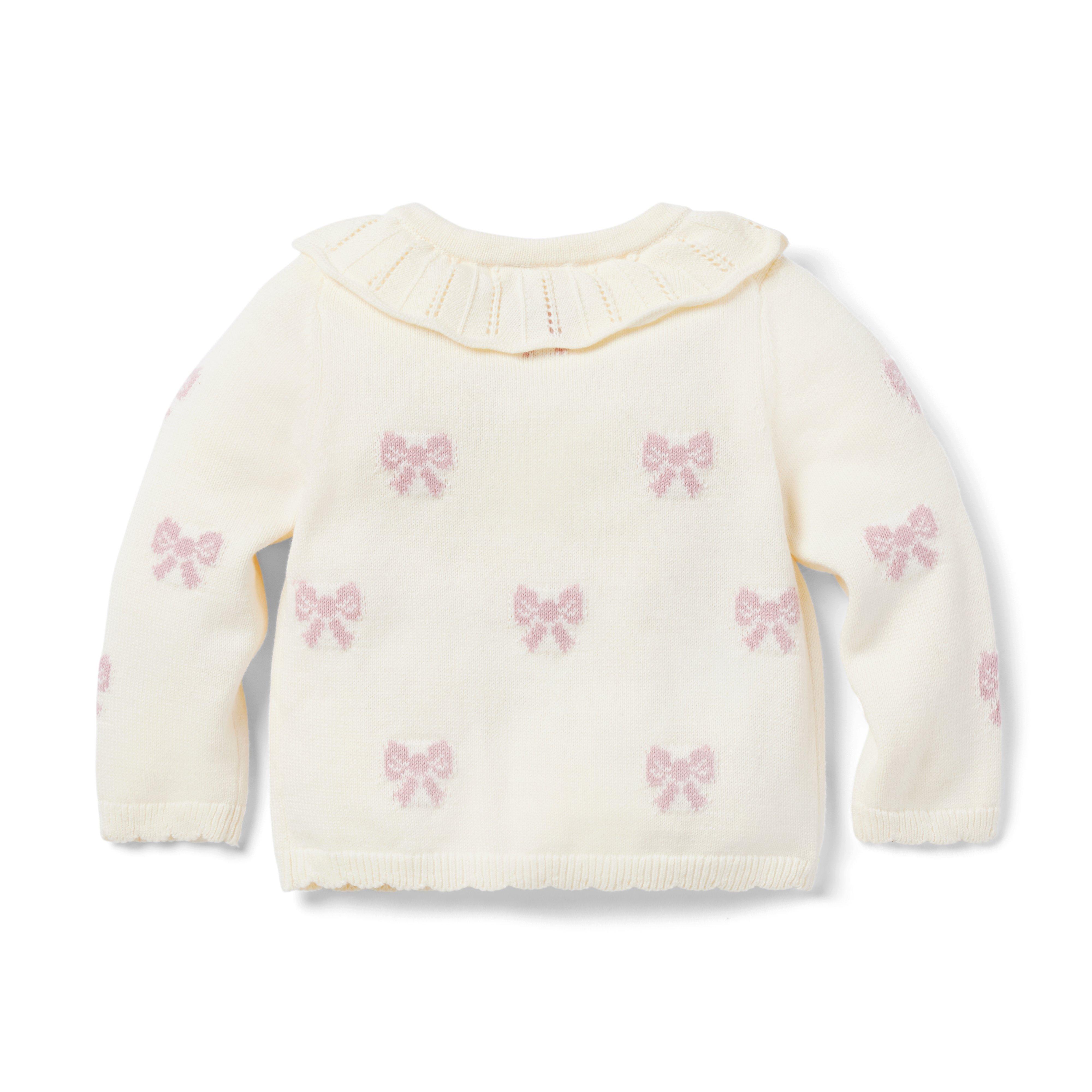 Baby Bow Collared Cardigan image number 1