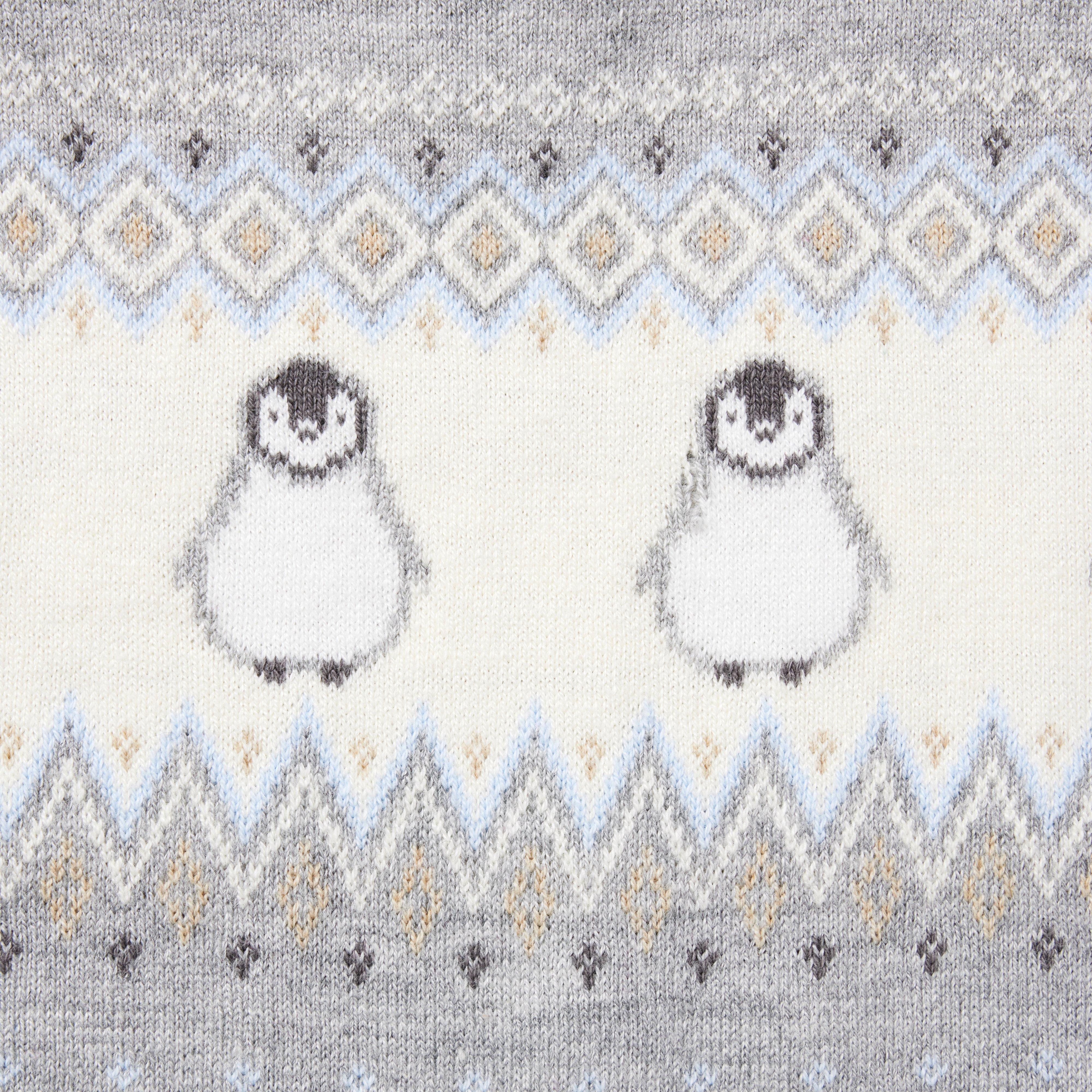 Baby Penguin Fair Isle One Piece image number 2