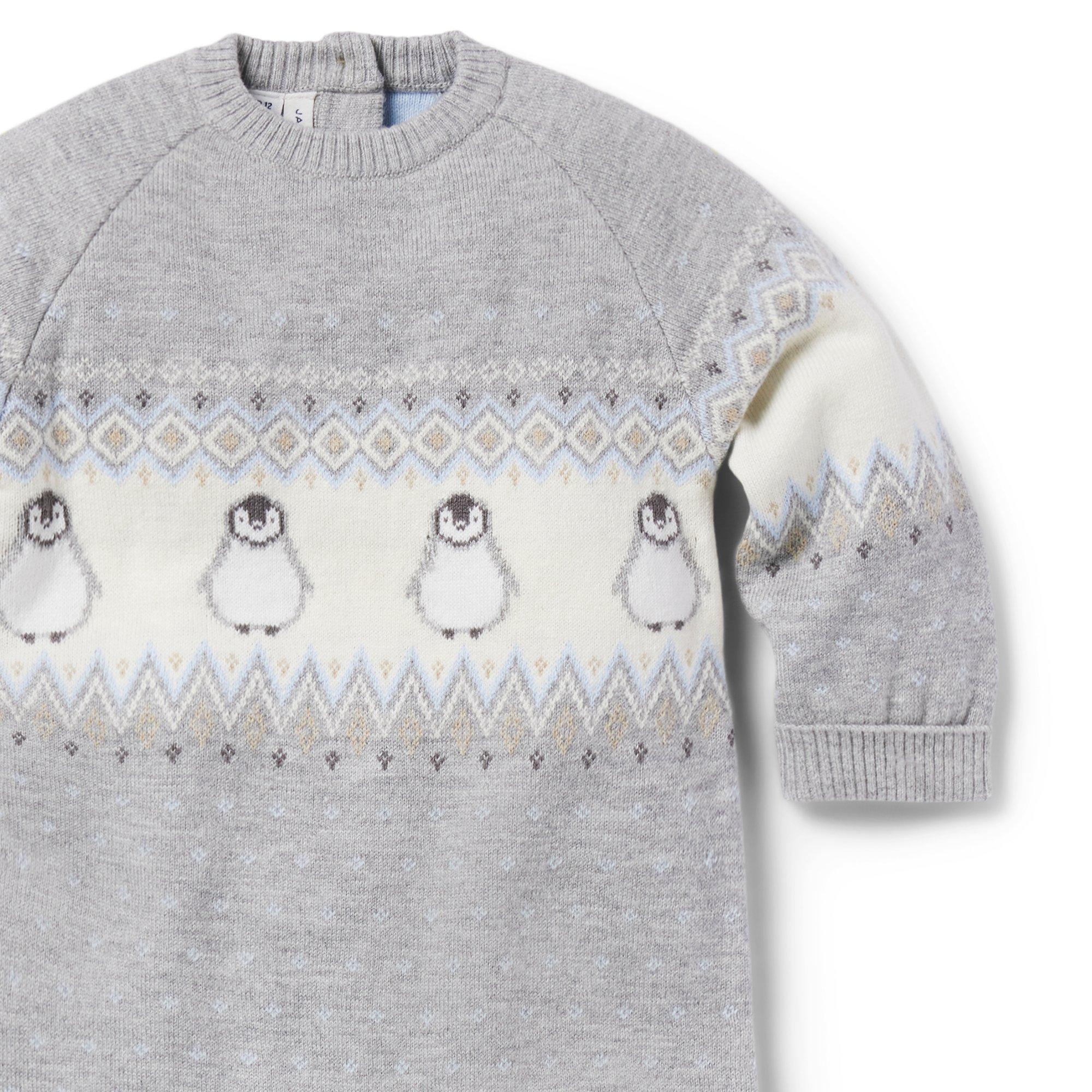 Baby Penguin Fair Isle One Piece image number 3