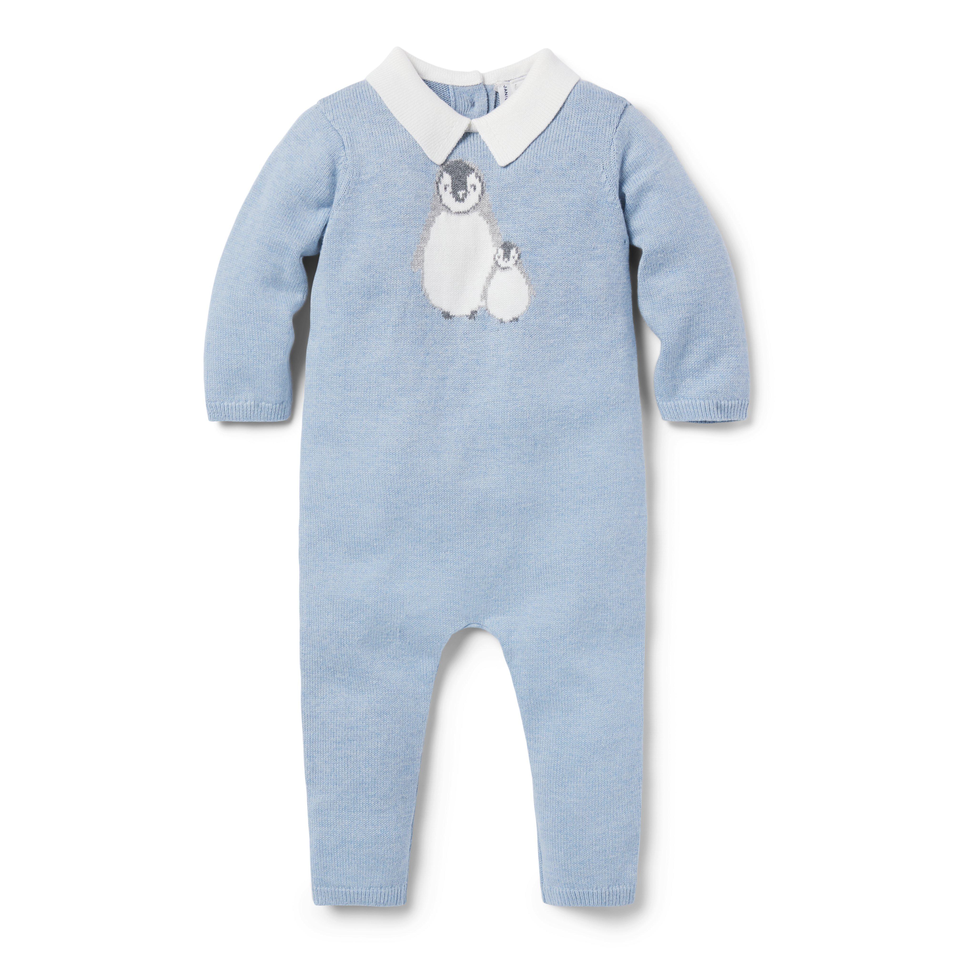 Baby Penguin Collared One Piece