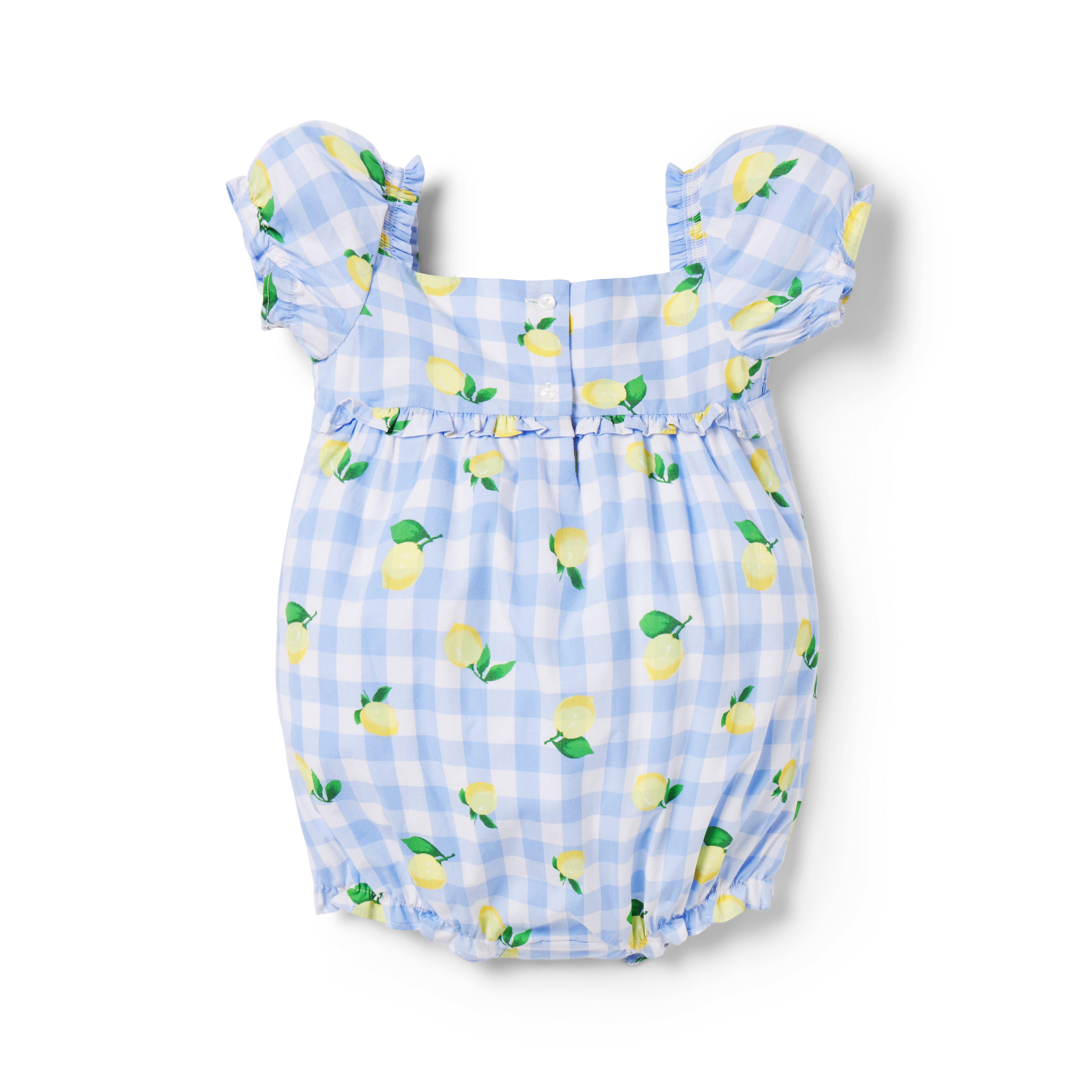 The Lily Smocked Baby Romper image number 1