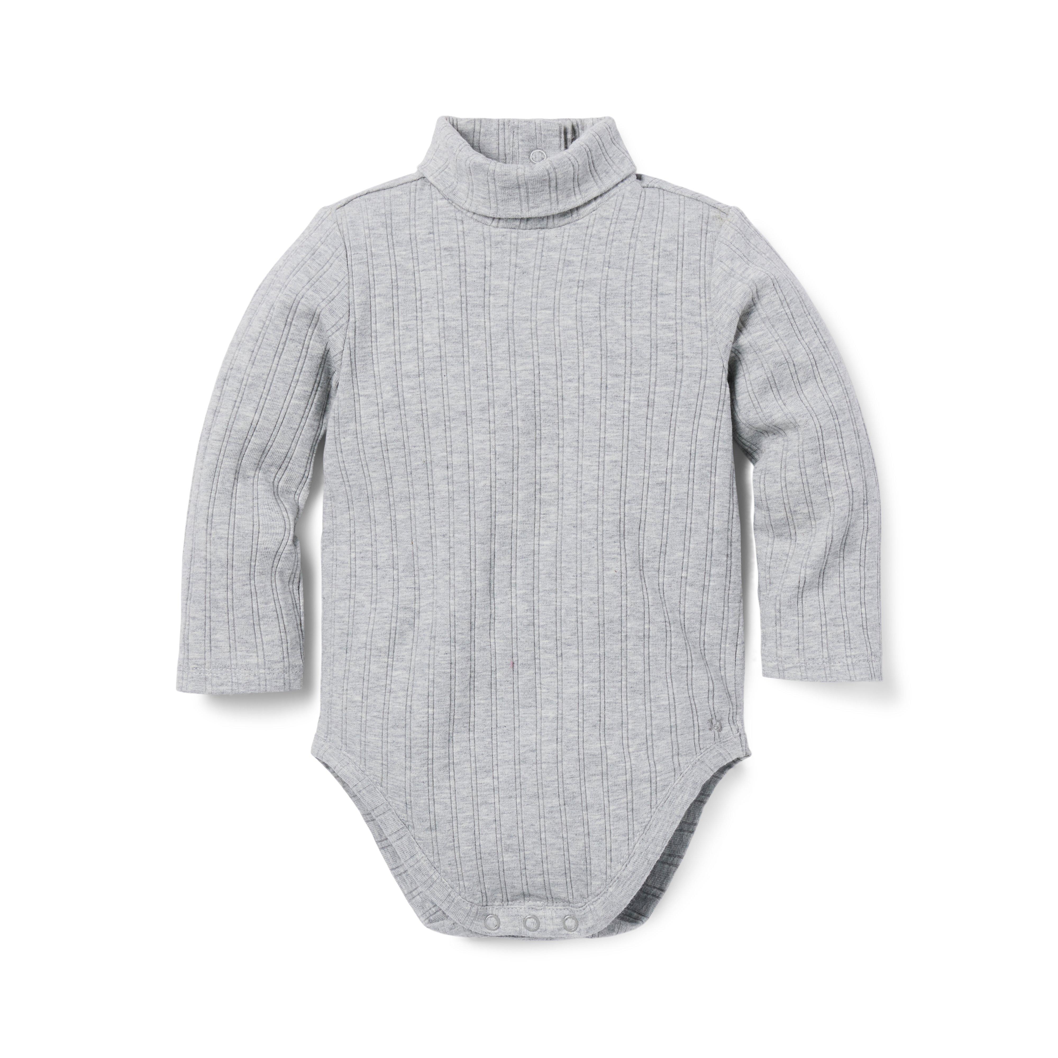 Baby Ribbed Turtleneck Bodysuit