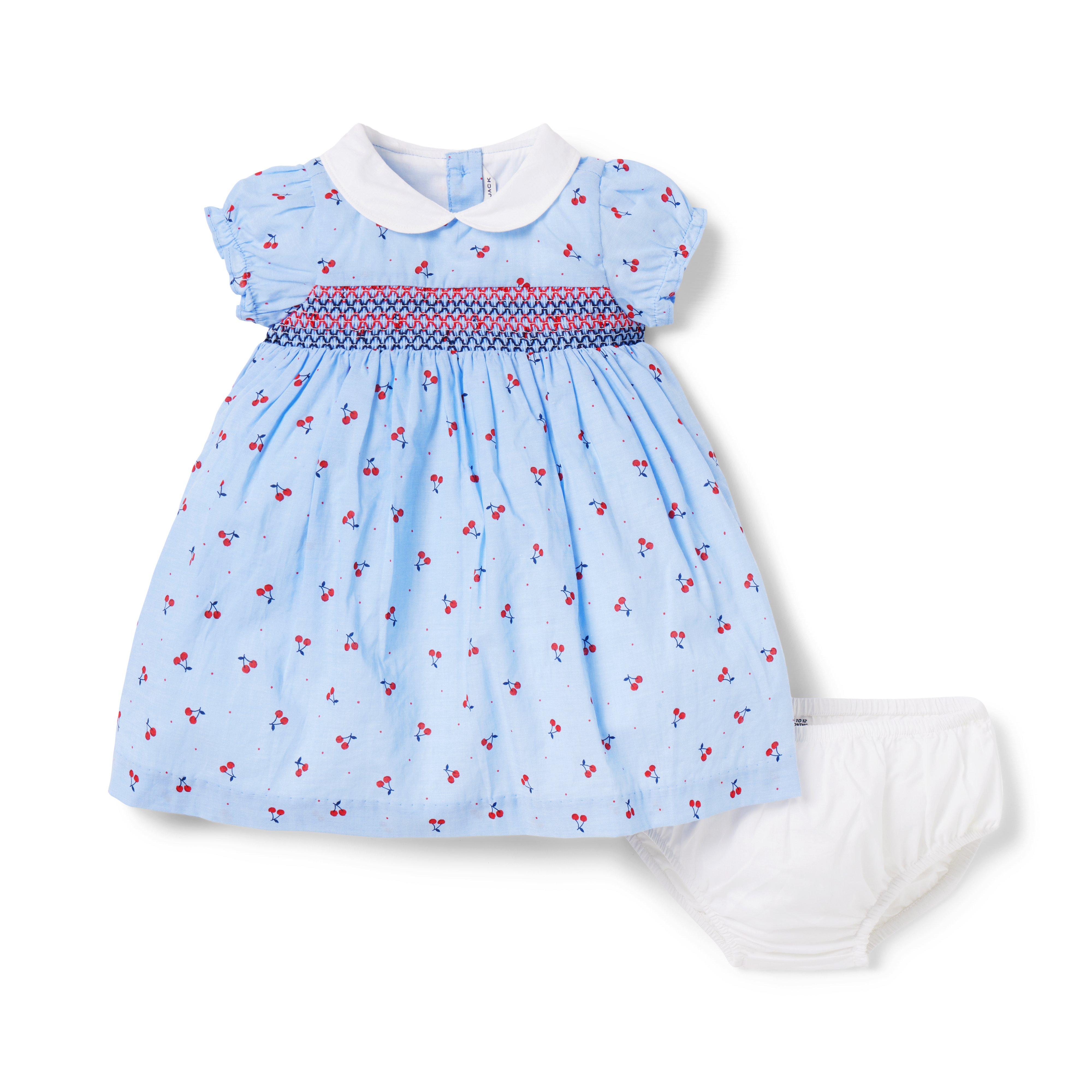 Matalan Smocked Baby Dress With Knickers, Babies & Kids, Babies