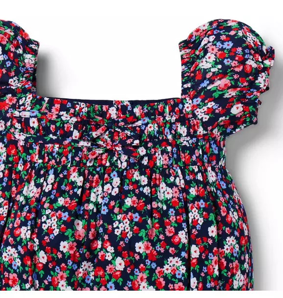 Baby Floral Bow Romper image number 3