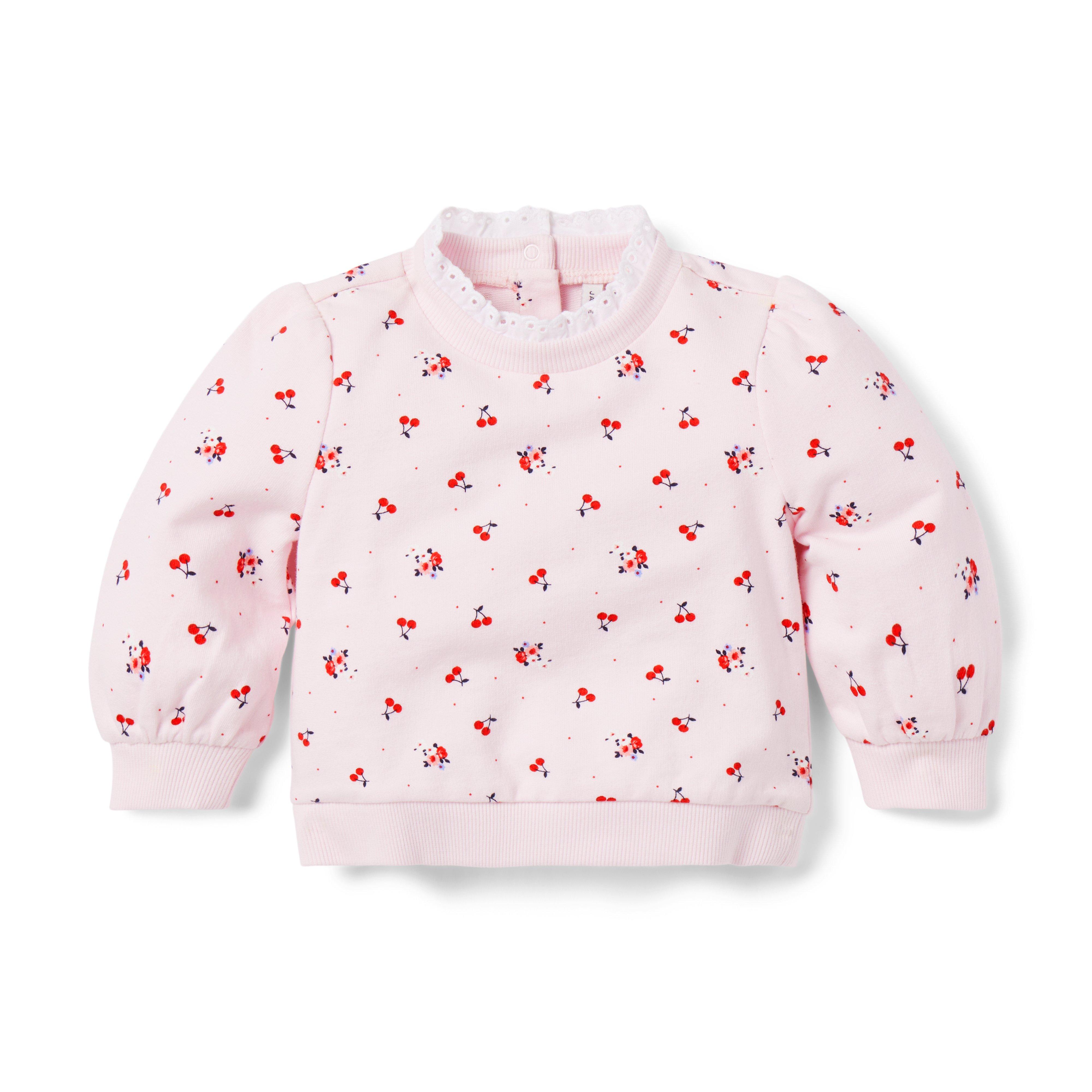 Baby Cherry French Terry Sweatshirt