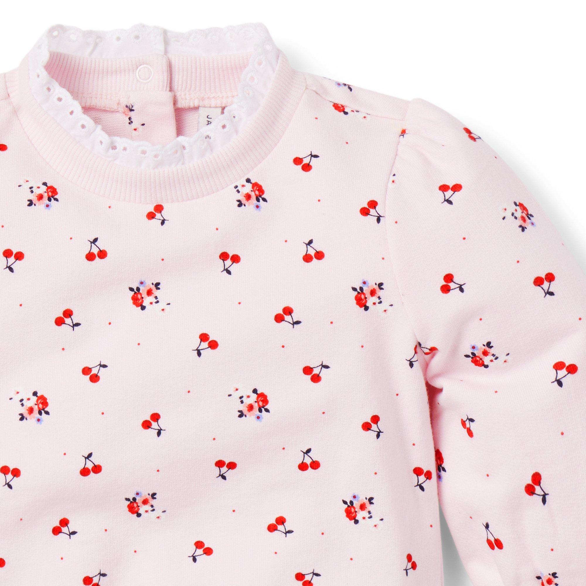 Baby Cherry French Terry Sweatshirt