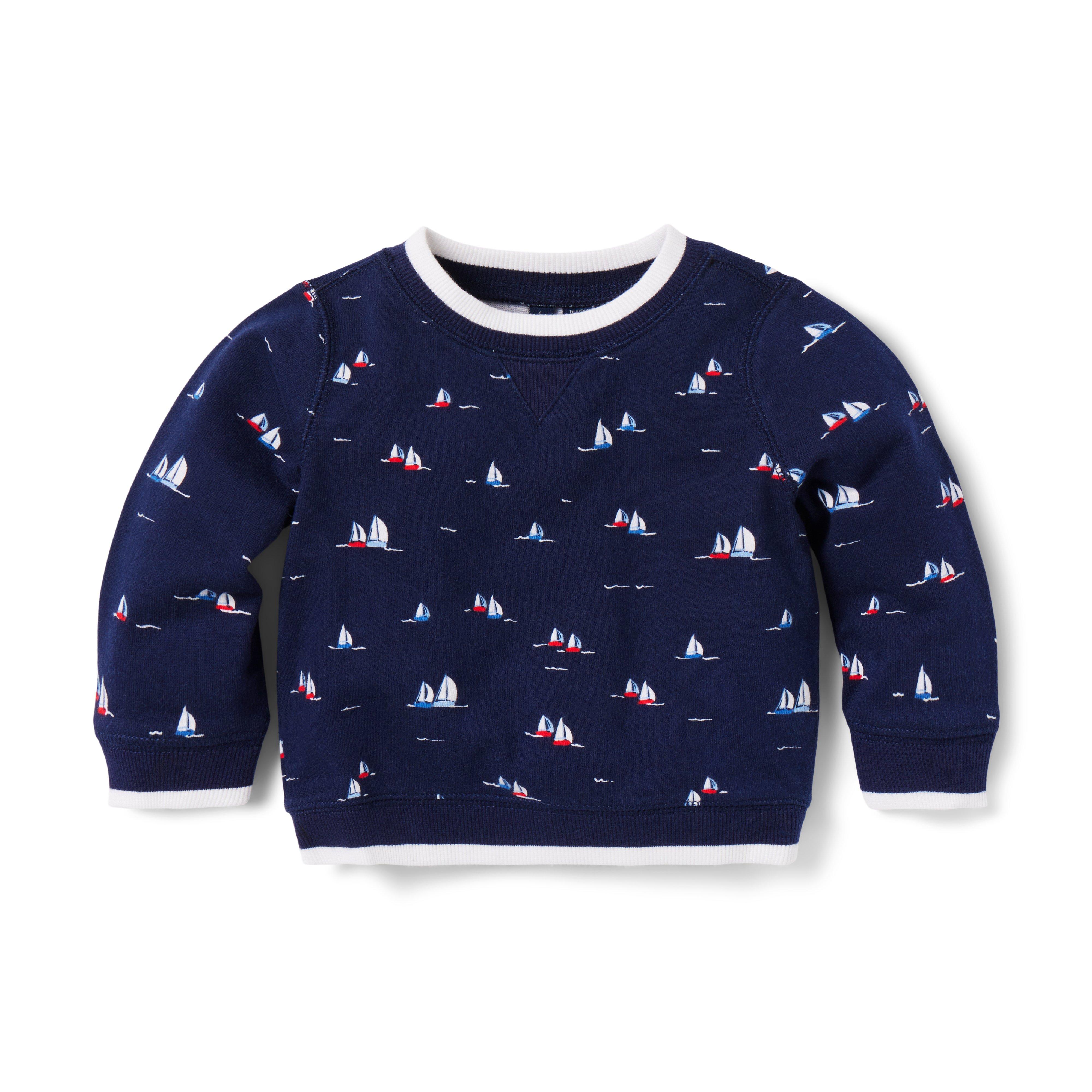 Baby Sailboat French Terry Sweatshirt