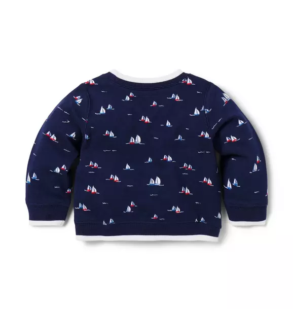 Baby Sailboat French Terry Sweatshirt image number 1