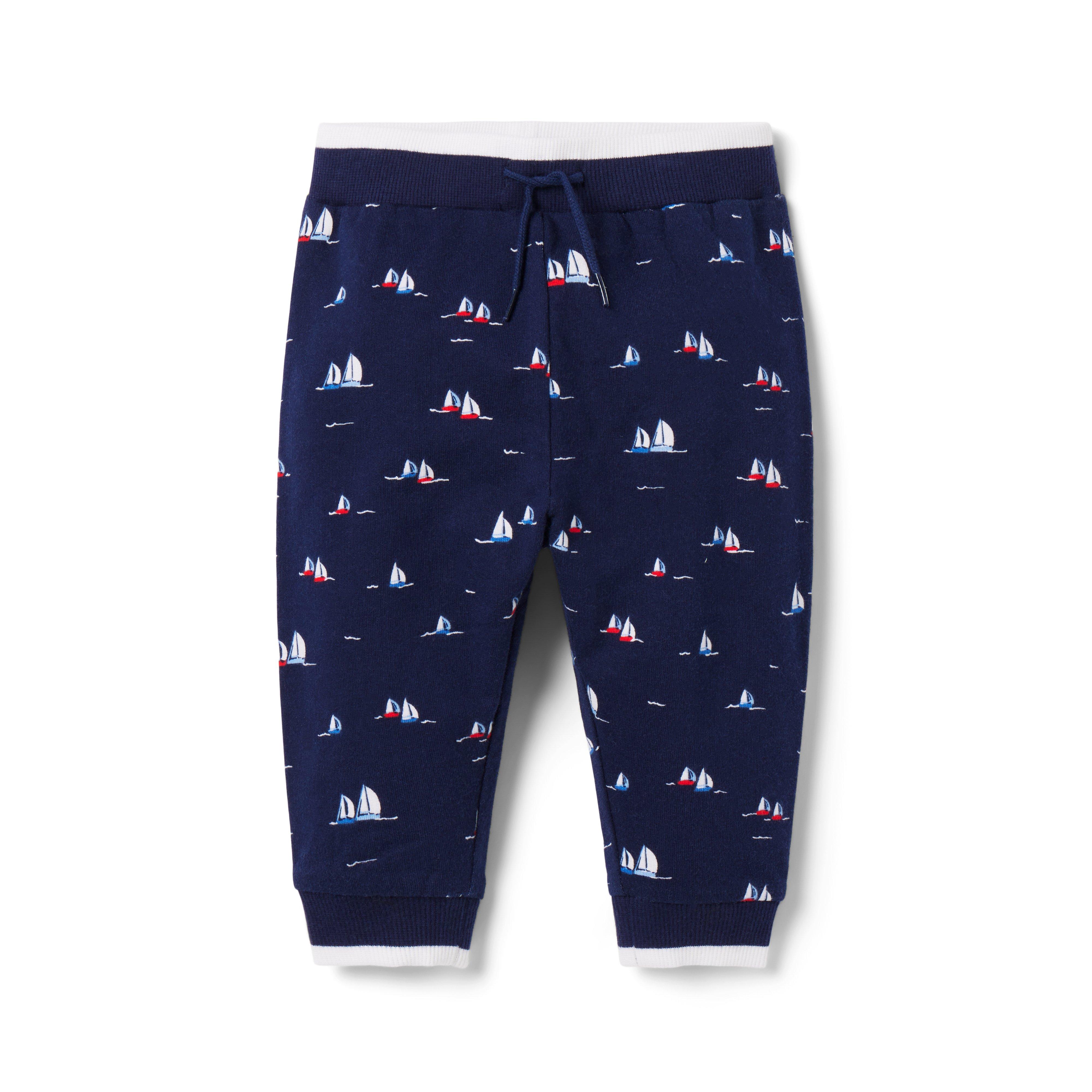 Baby Sailboat French Terry Jogger image number 0
