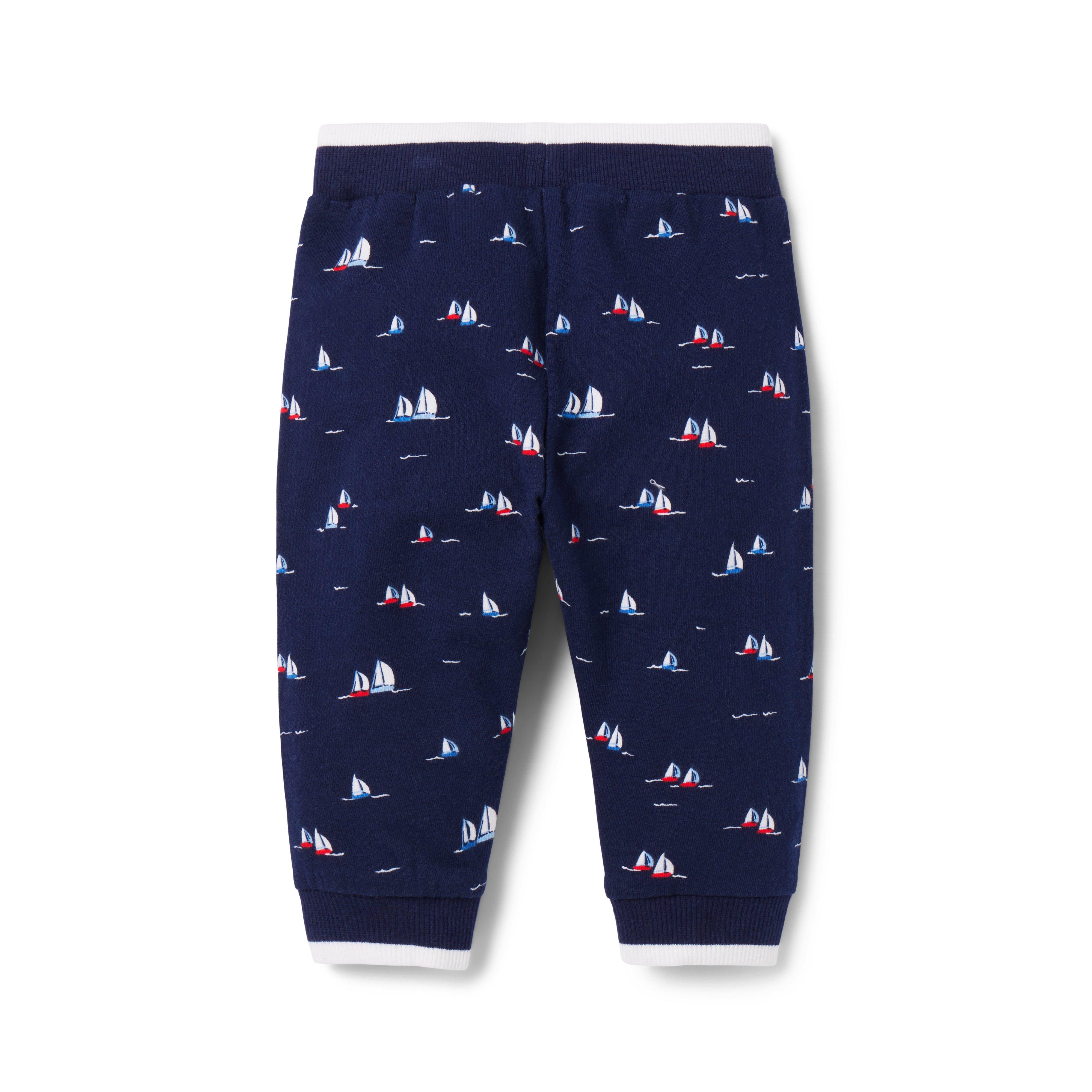 Baby Sailboat French Terry Jogger image number 1