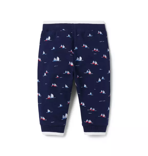 Baby Sailboat French Terry Jogger image number 1
