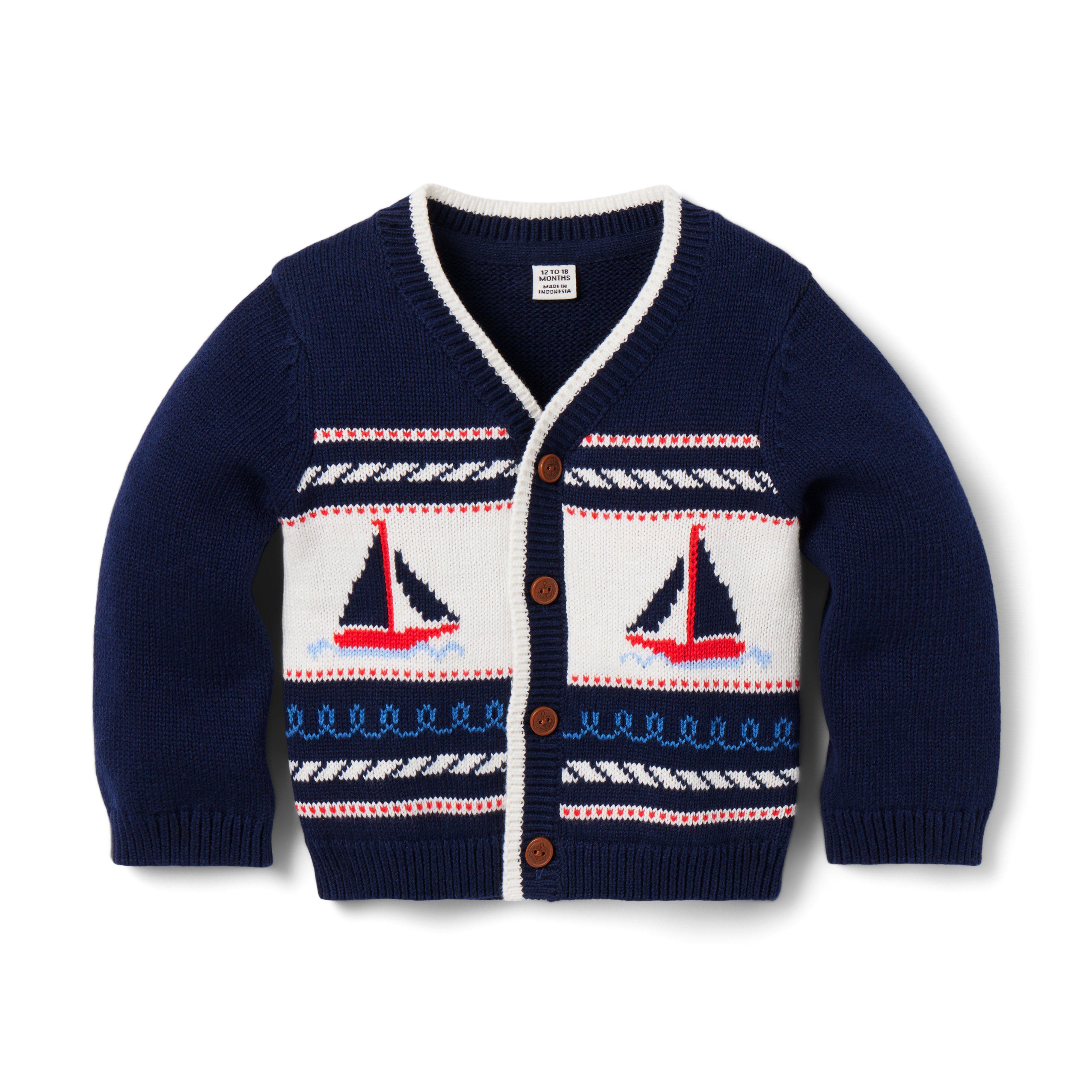 The Set Sail Baby Cardigan image number 0