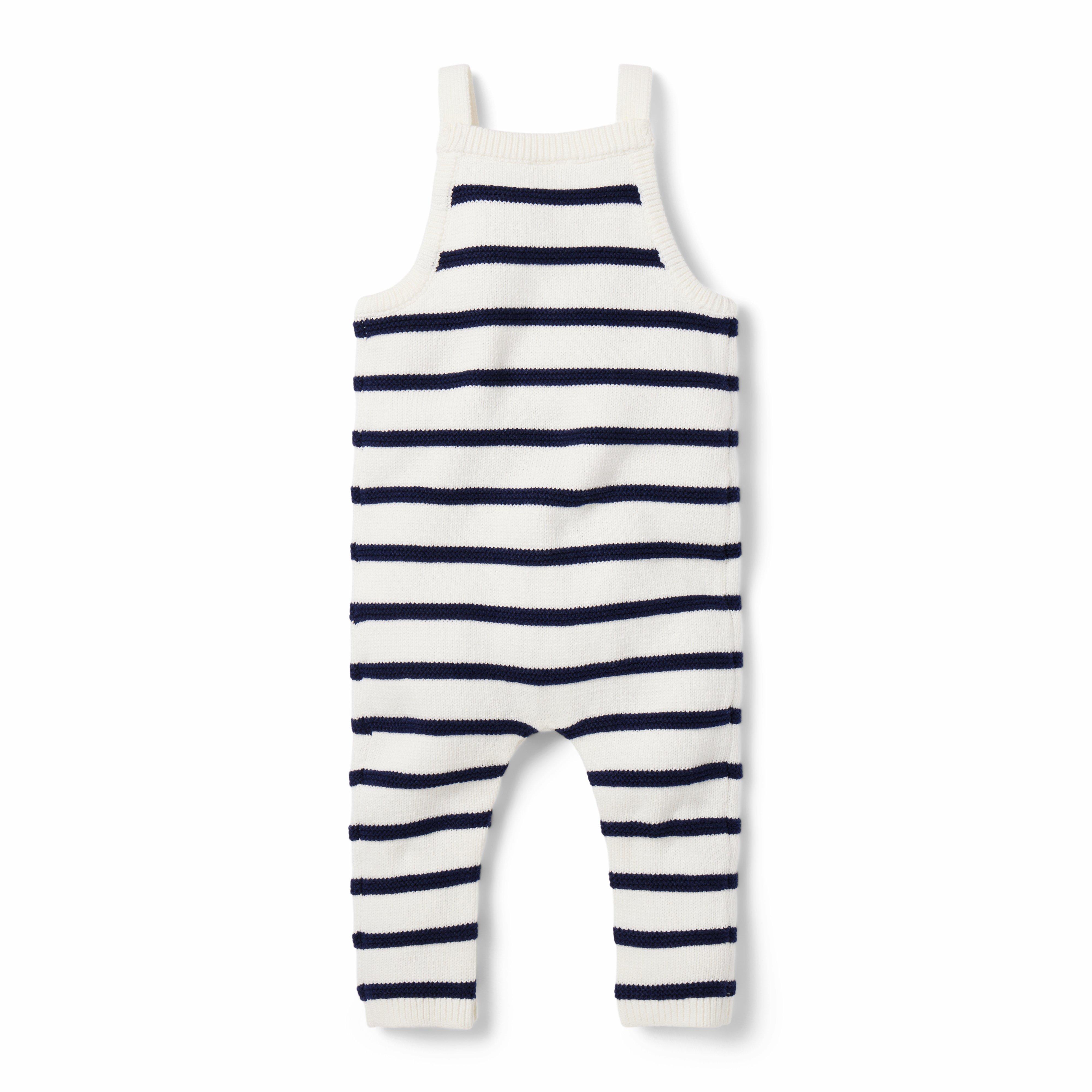 Baby Striped Sweater Overall