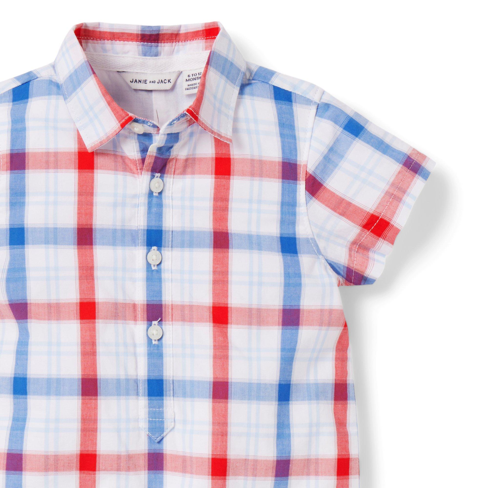The Plaid Baby Romper image number 2
