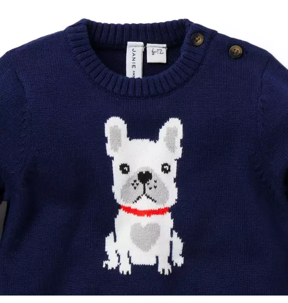 Baby French Bulldog Sweater image number 3