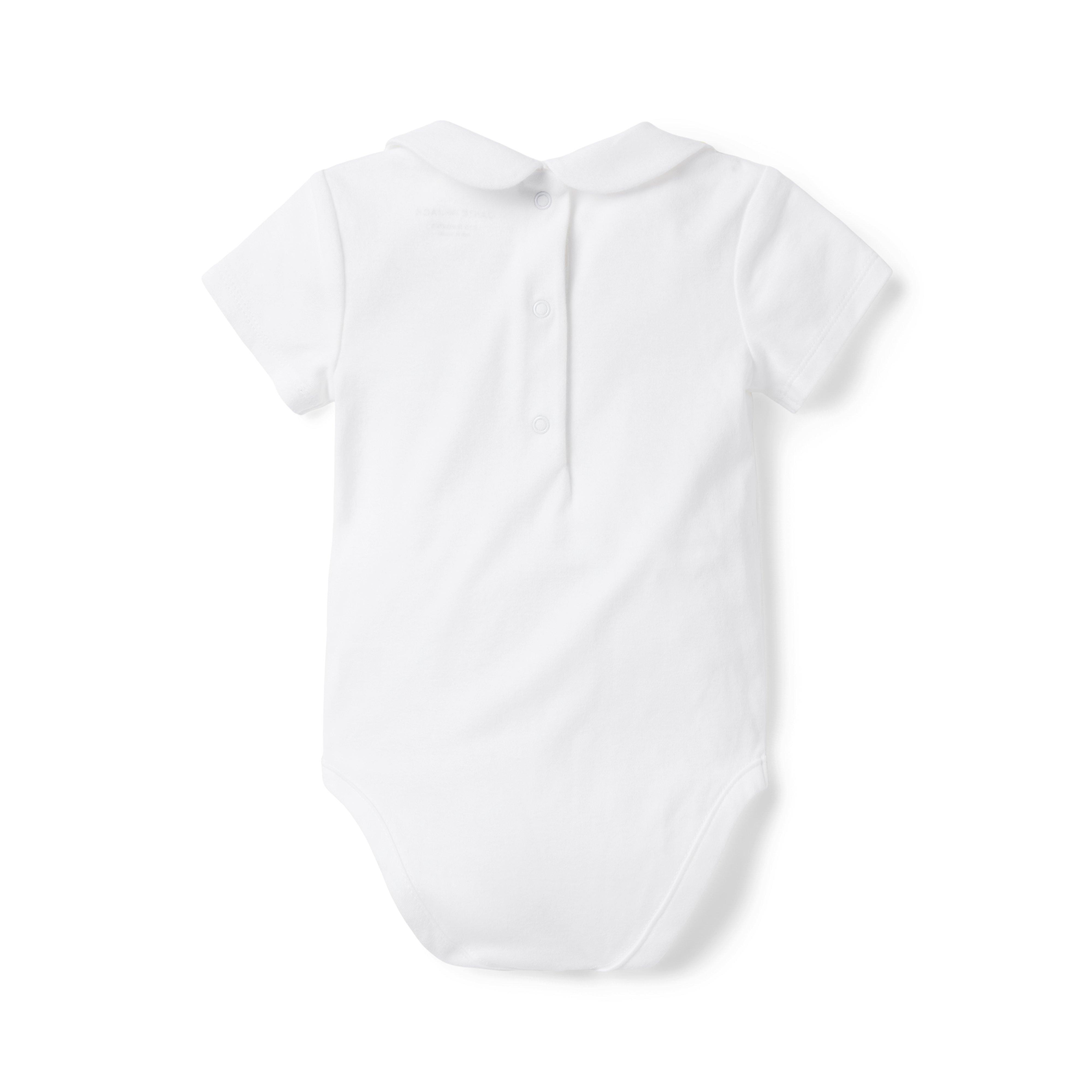 Baby white best sale collared onesie