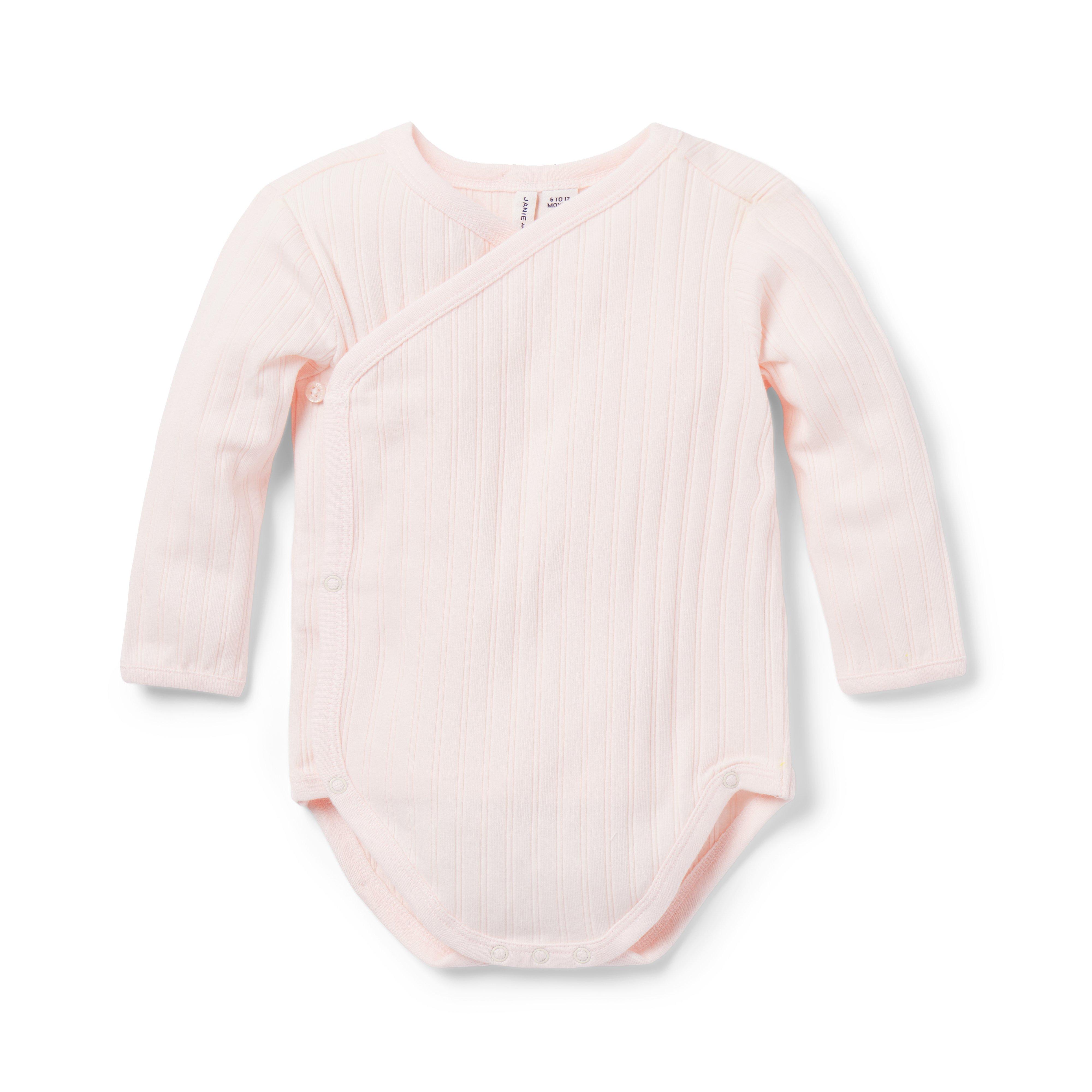 Baby Ribbed Wrap Bodysuit