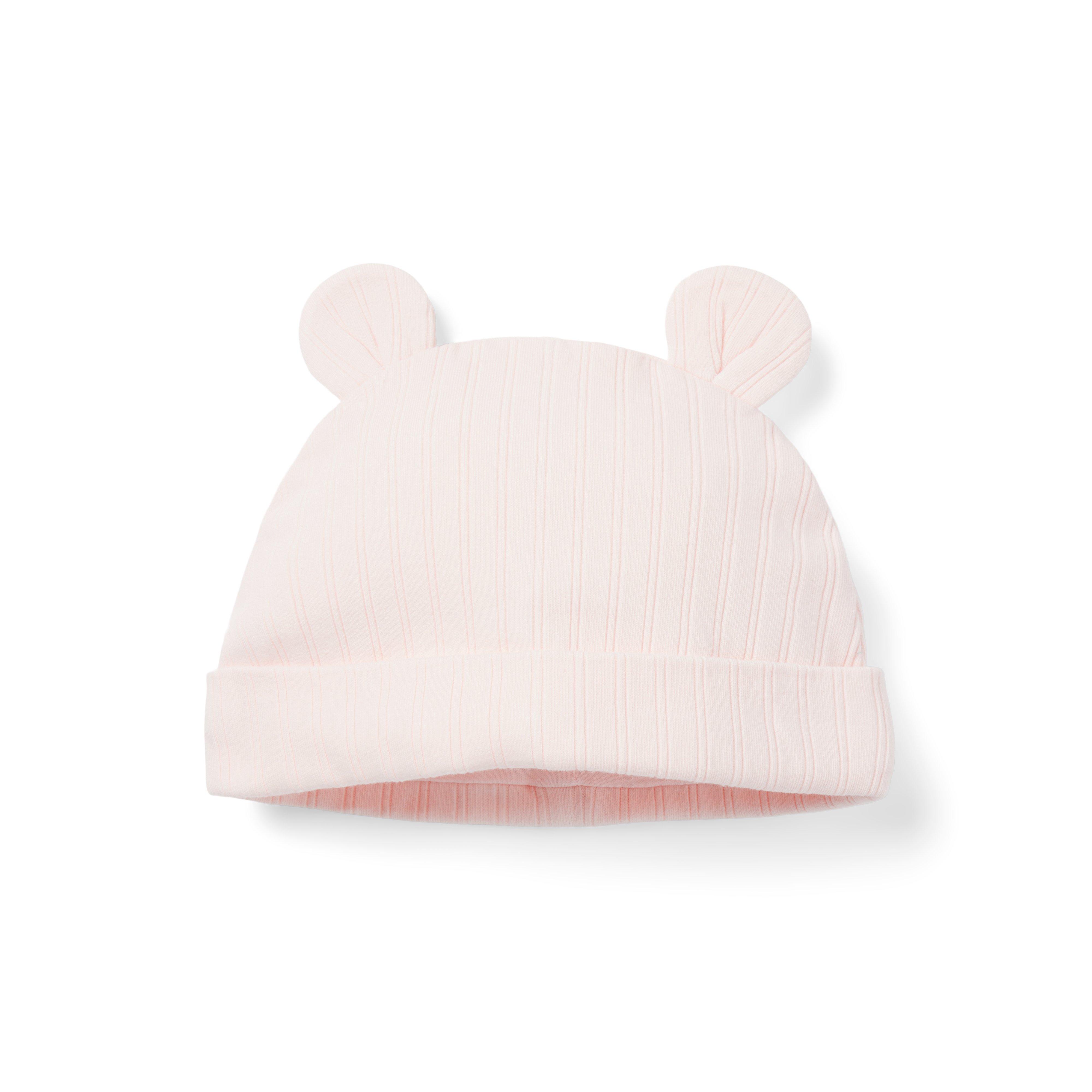 Baby Ribbed Bear Ear Beanie