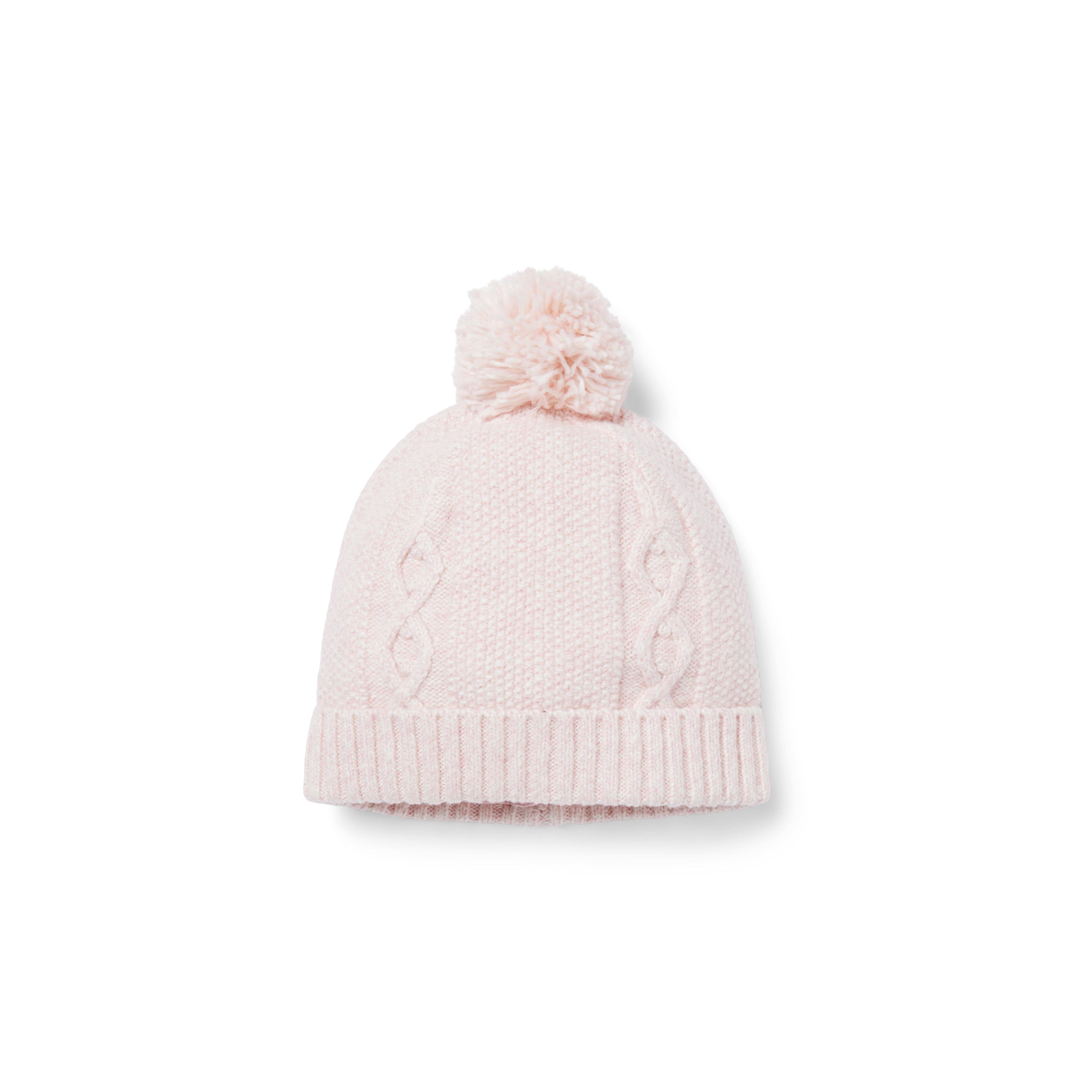 Baby Cable Knit Pom Beanie