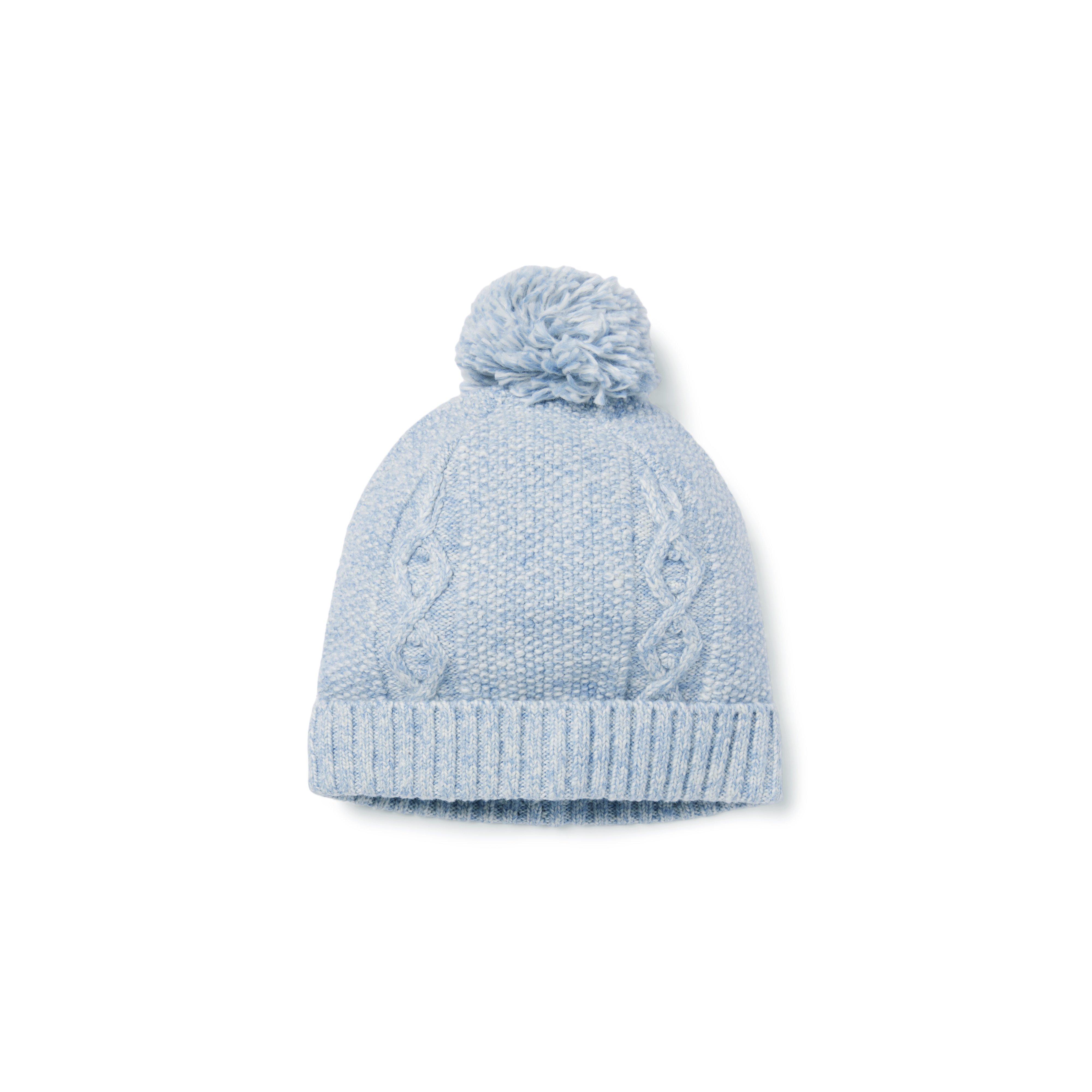 Baby Cable Knit Pom Beanie image number 0