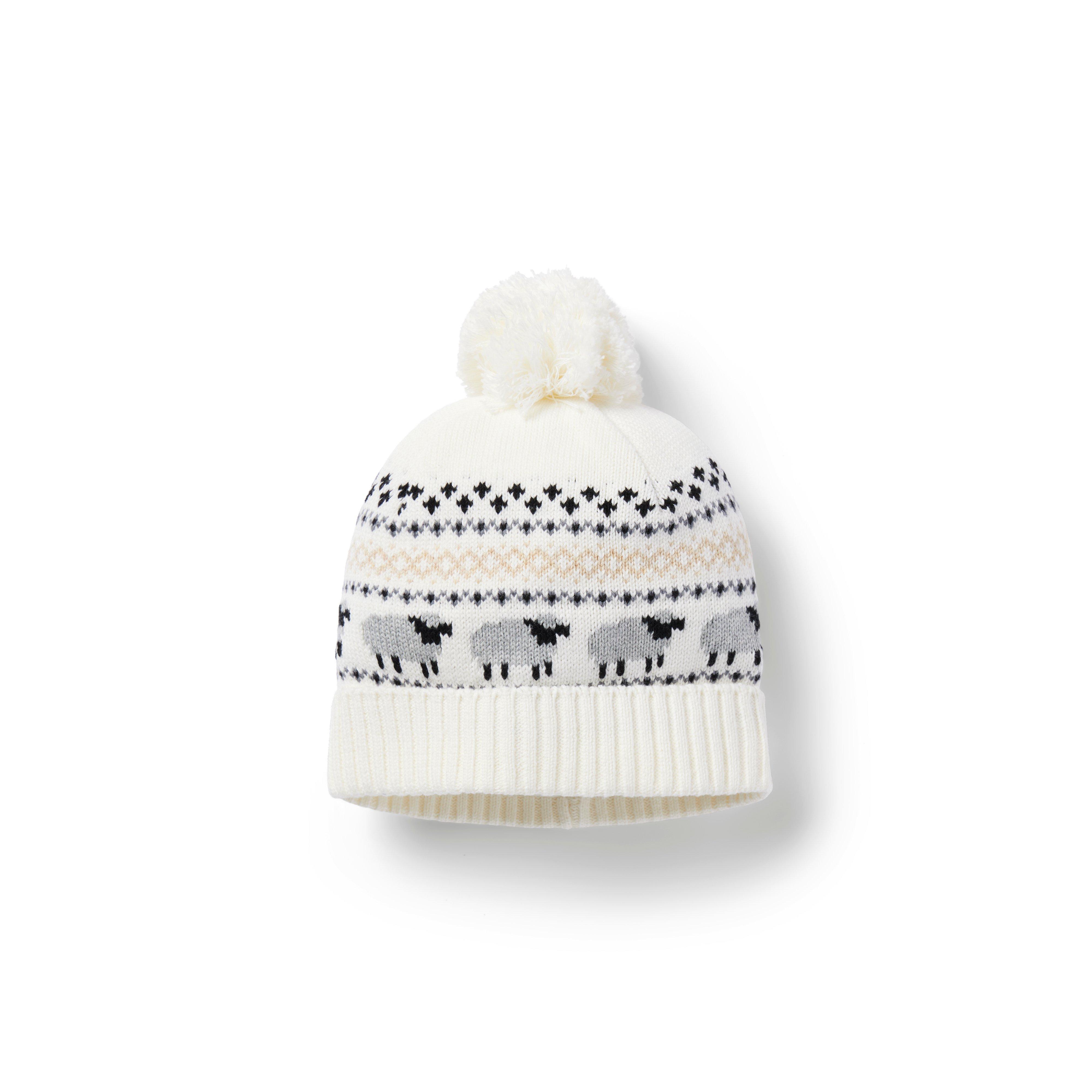 Baby Sheep Fair Isle Beanie