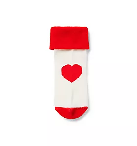 Baby Heart Sock 