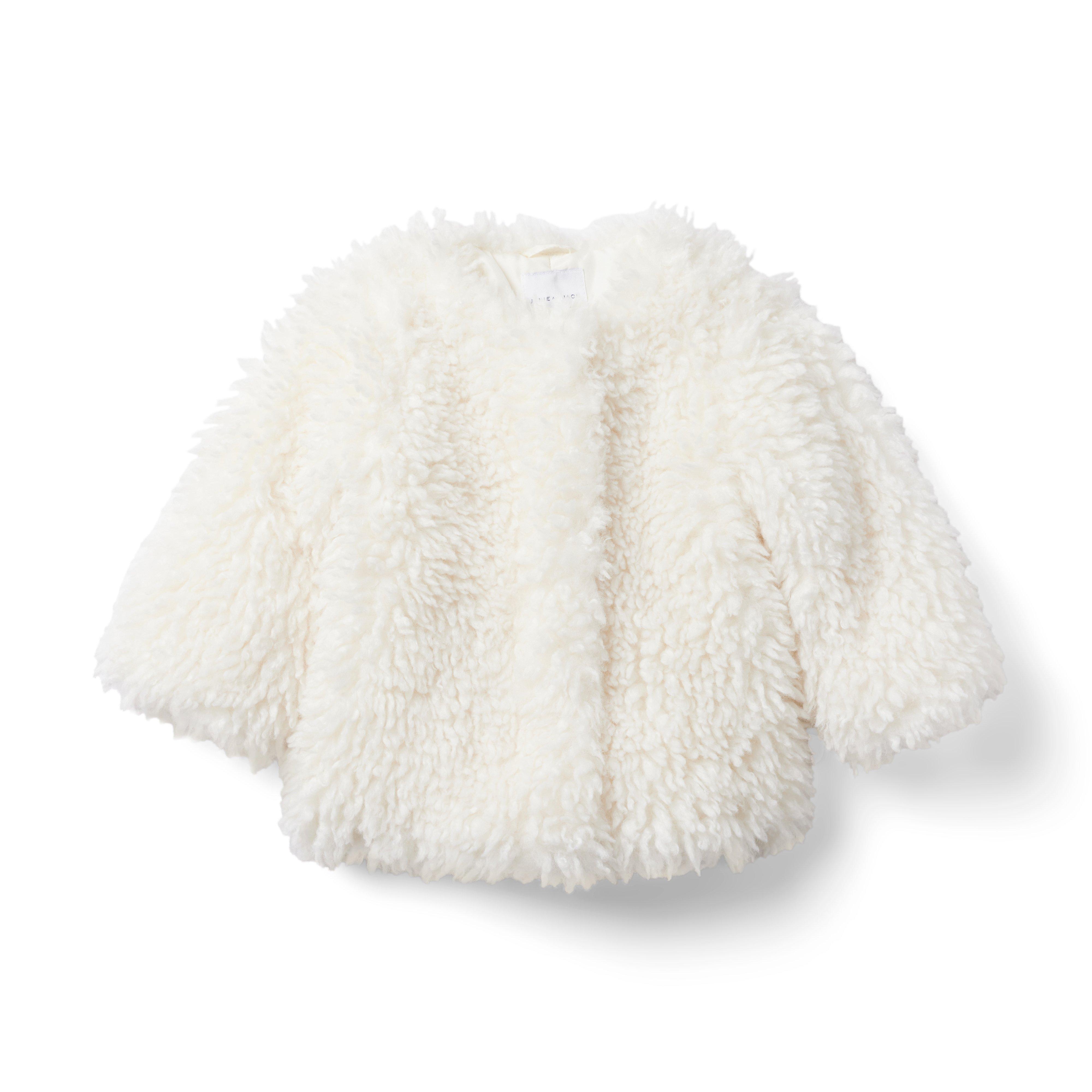 Girl Ivory The Plush Sherpa Jacket by Janie and Jack