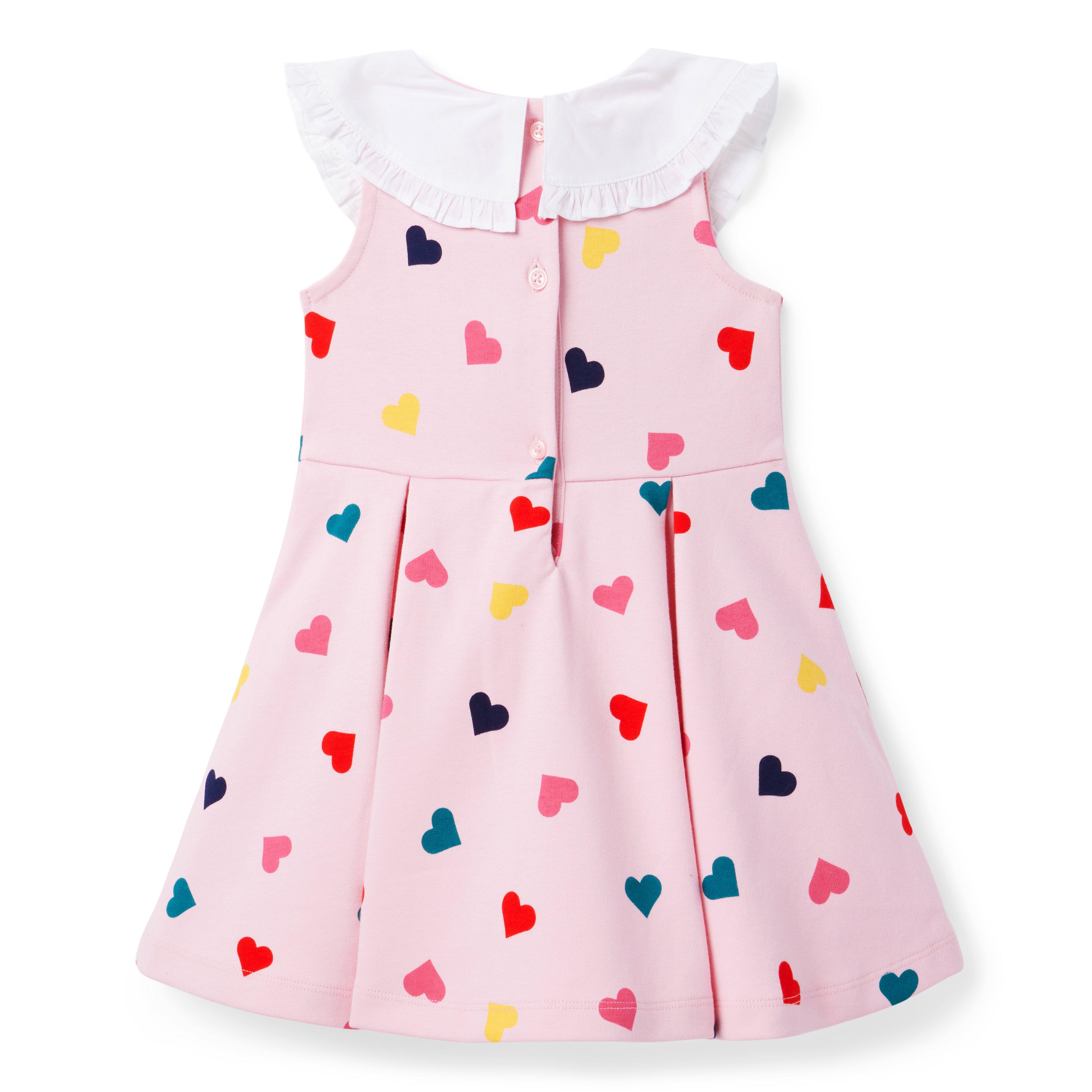 Heart Collared Ponte Dress image number 1