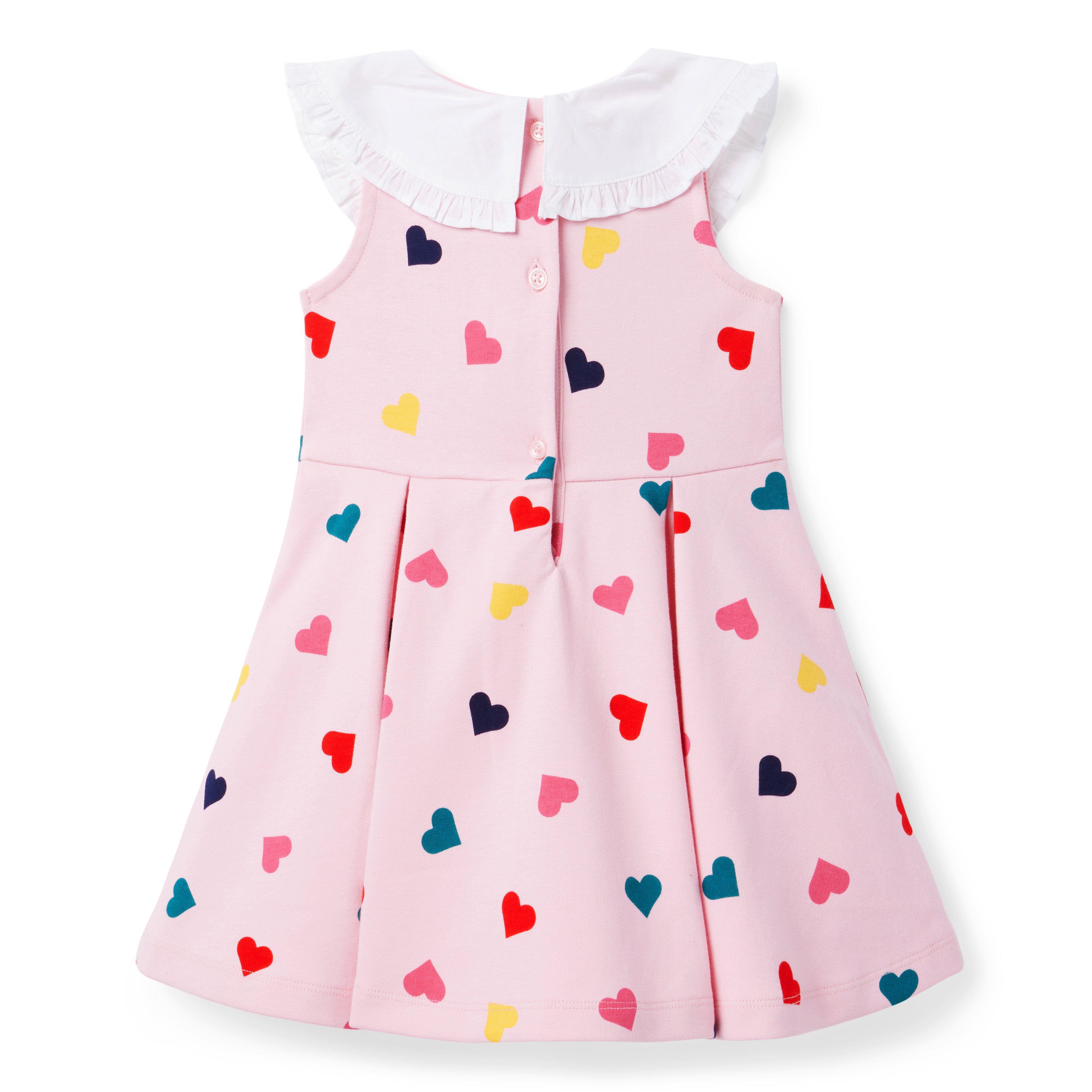 Heart Collared Ponte Dress image number 1